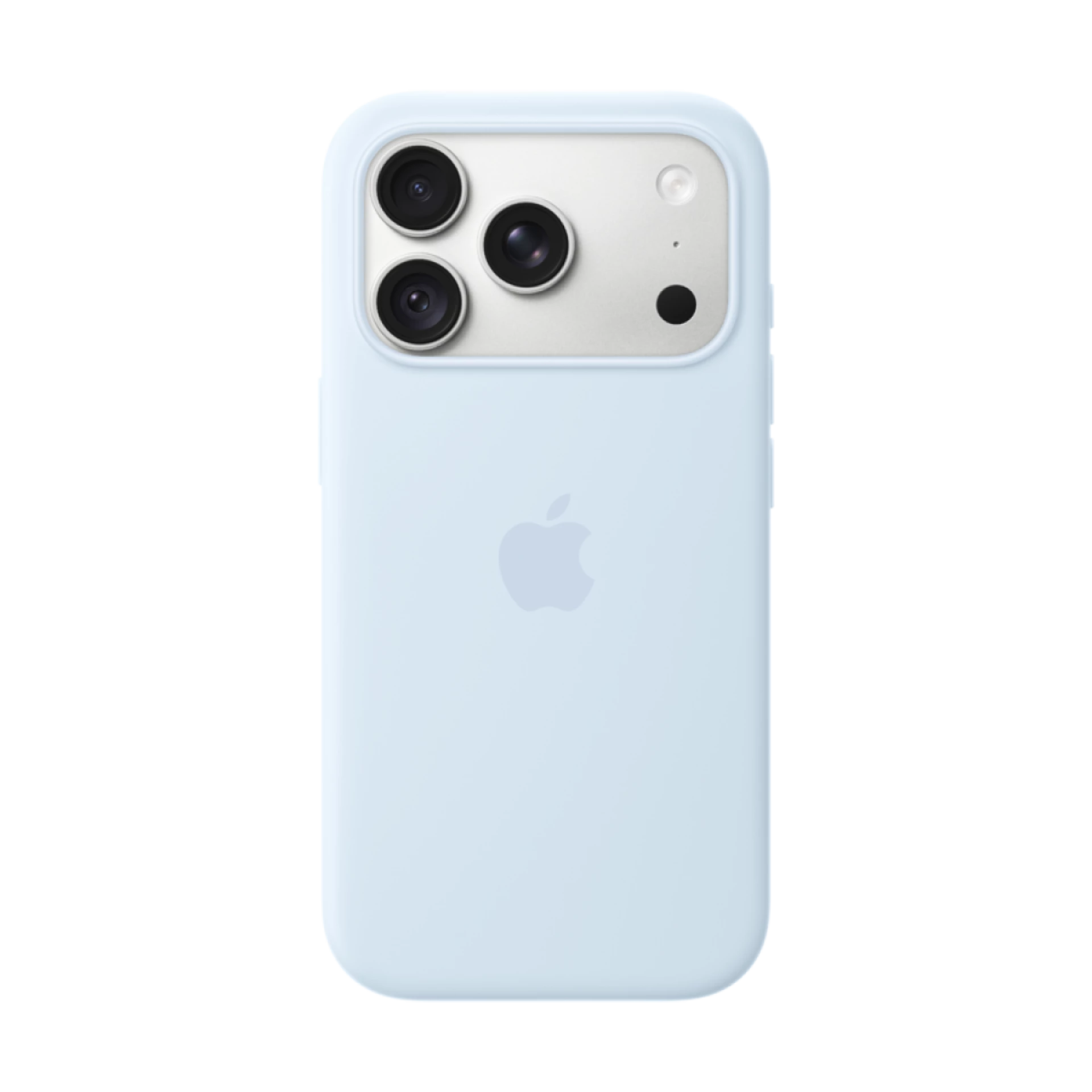 iPhone 18 Pro Silicone Case with MagSafe - Crisp Blue, Model A3701