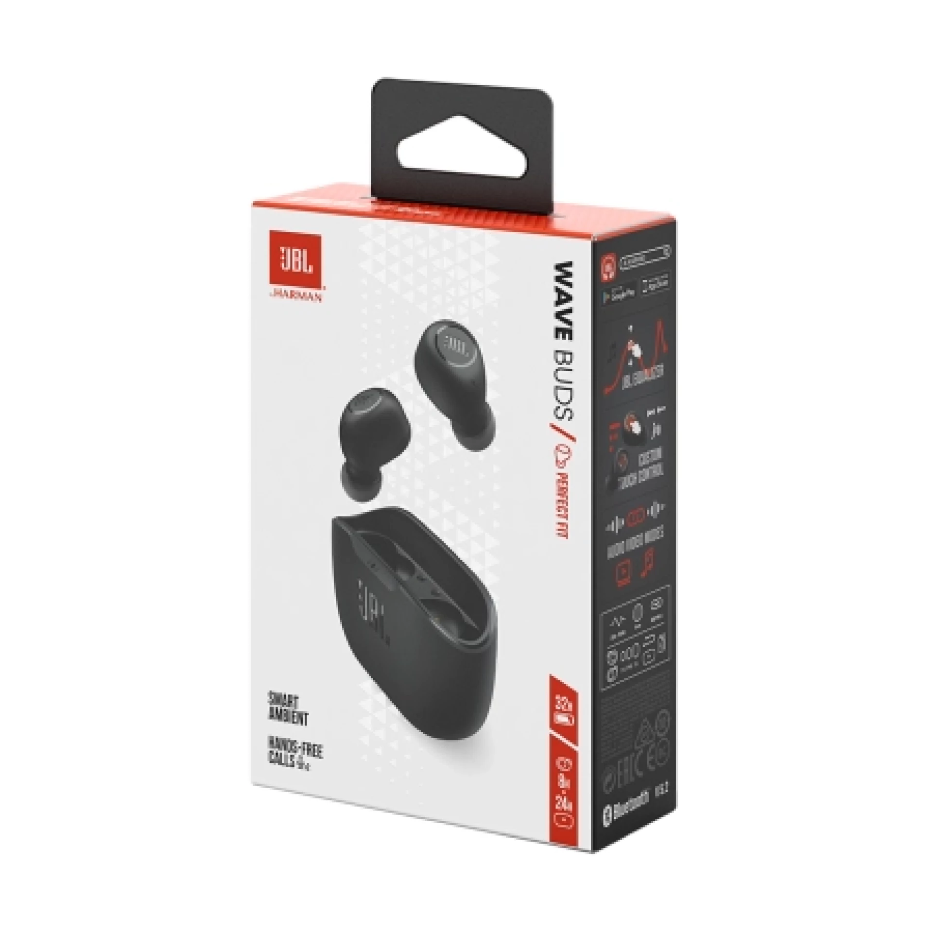 JBL Wave  Slušalice Wireless Black