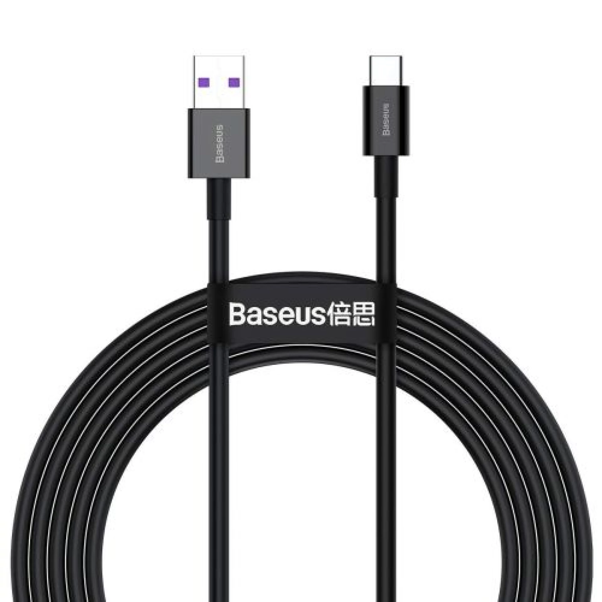 Kabl Baseus Superior USB A - Type-C 66W 2m crni