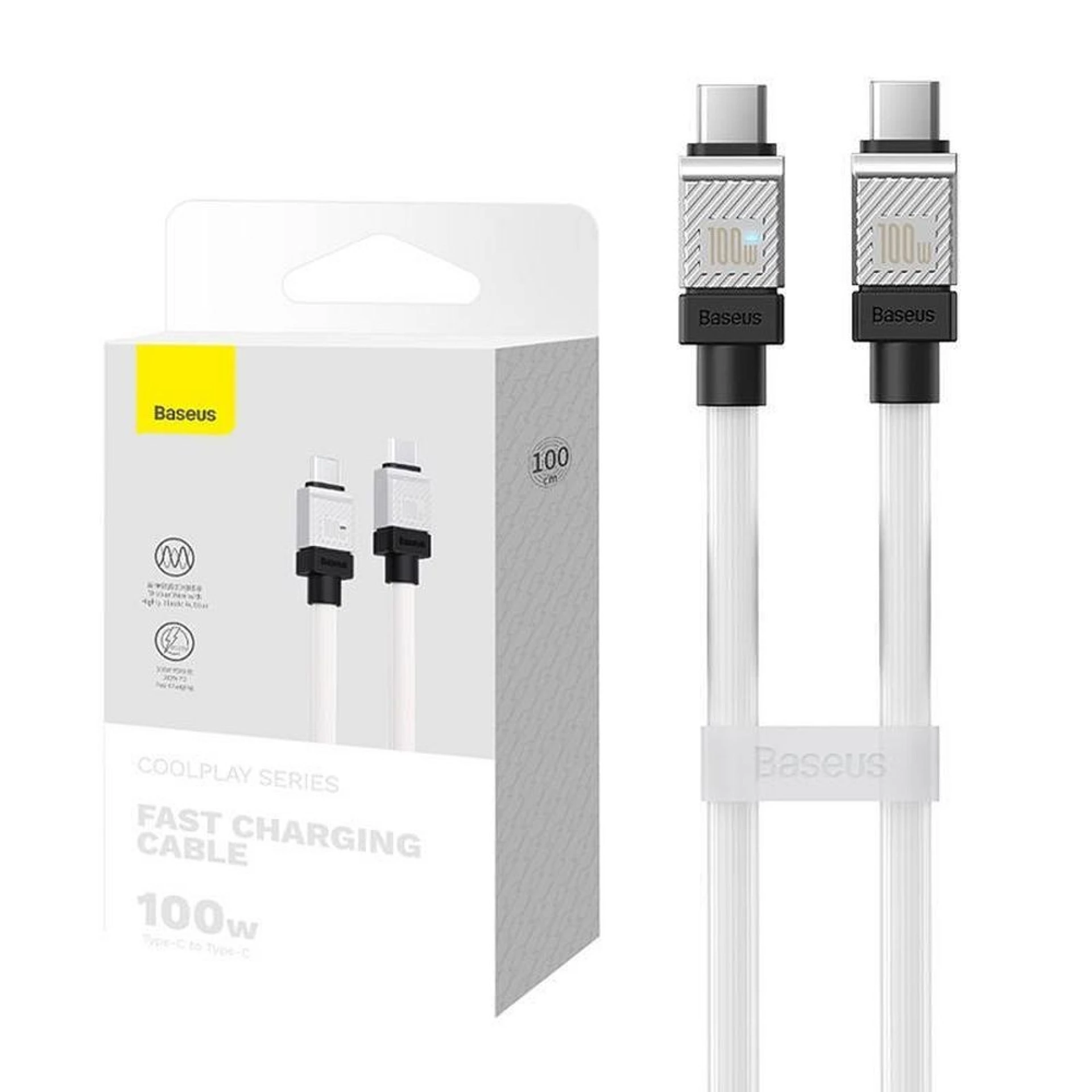 Kabl BASEUS Type C - C PD 100W 1 m white