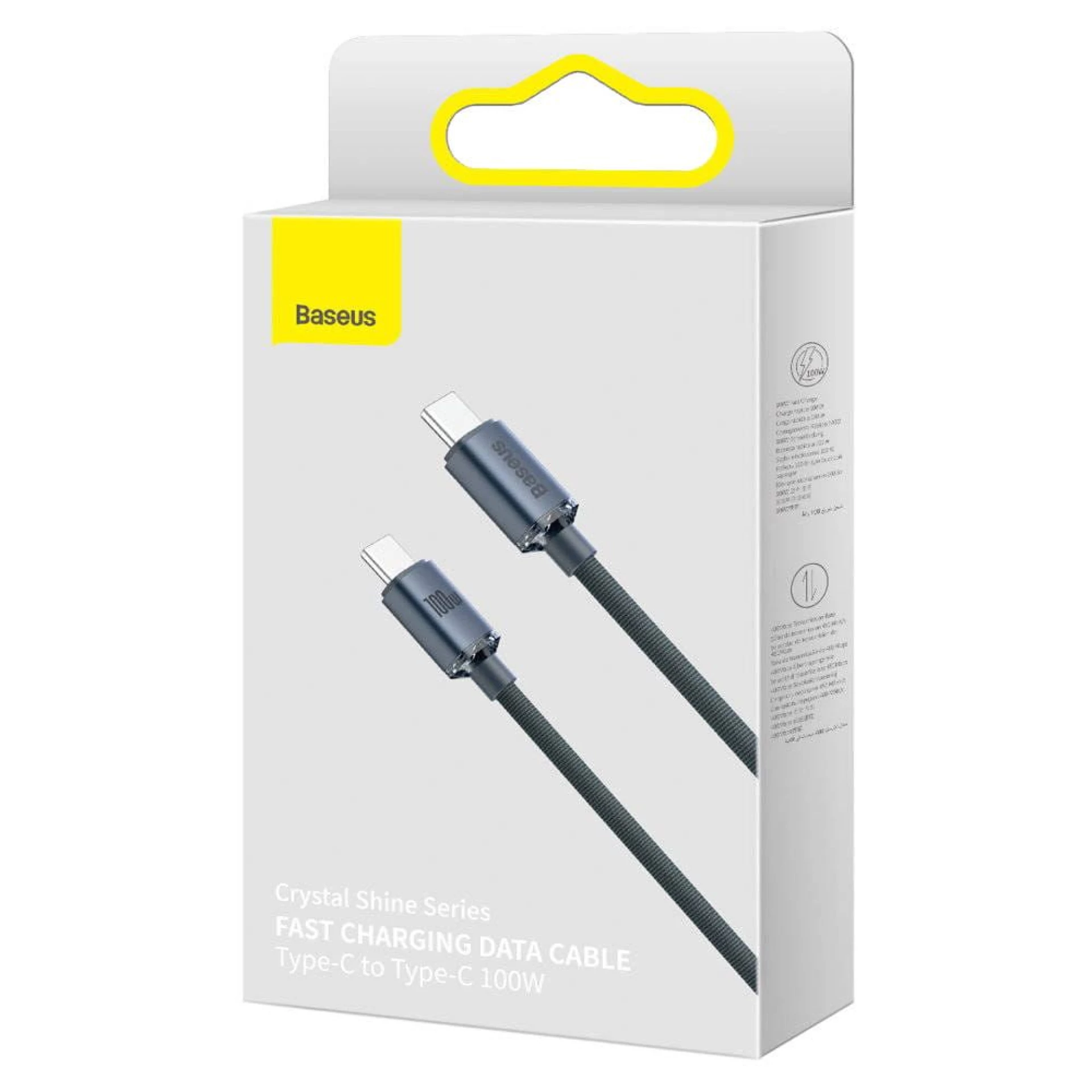 Kabl BASEUS Type C - C PD 100W 1.2m crni