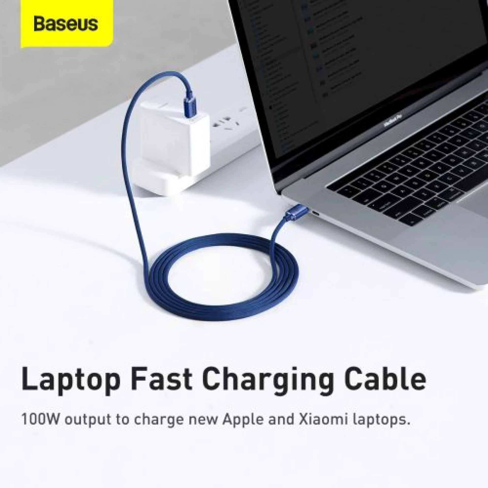 Kabl BASEUS Type C - C PD 100W 2m plavi