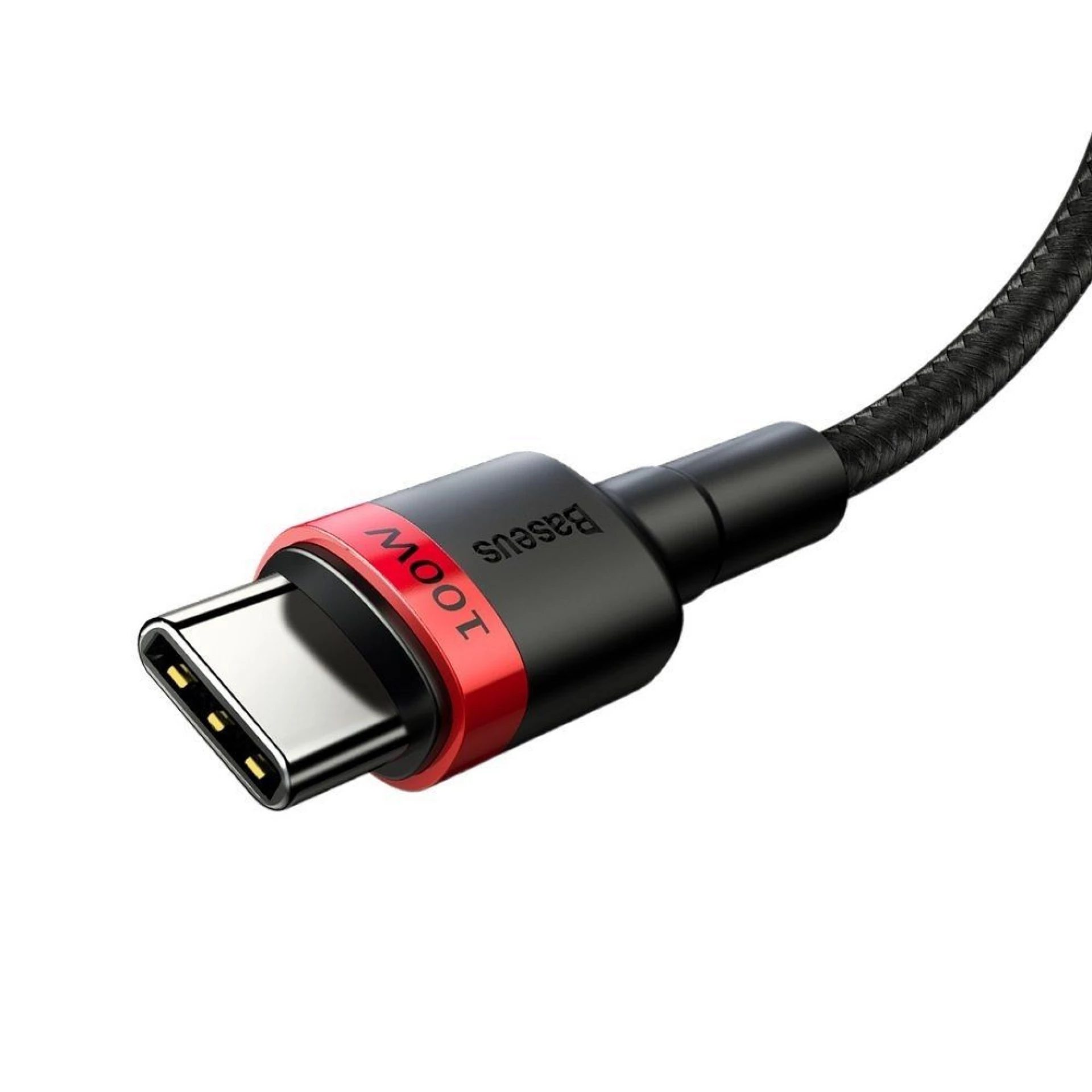 Kabl BASEUS Type C - C PD 100W Tungsten 2m crveni