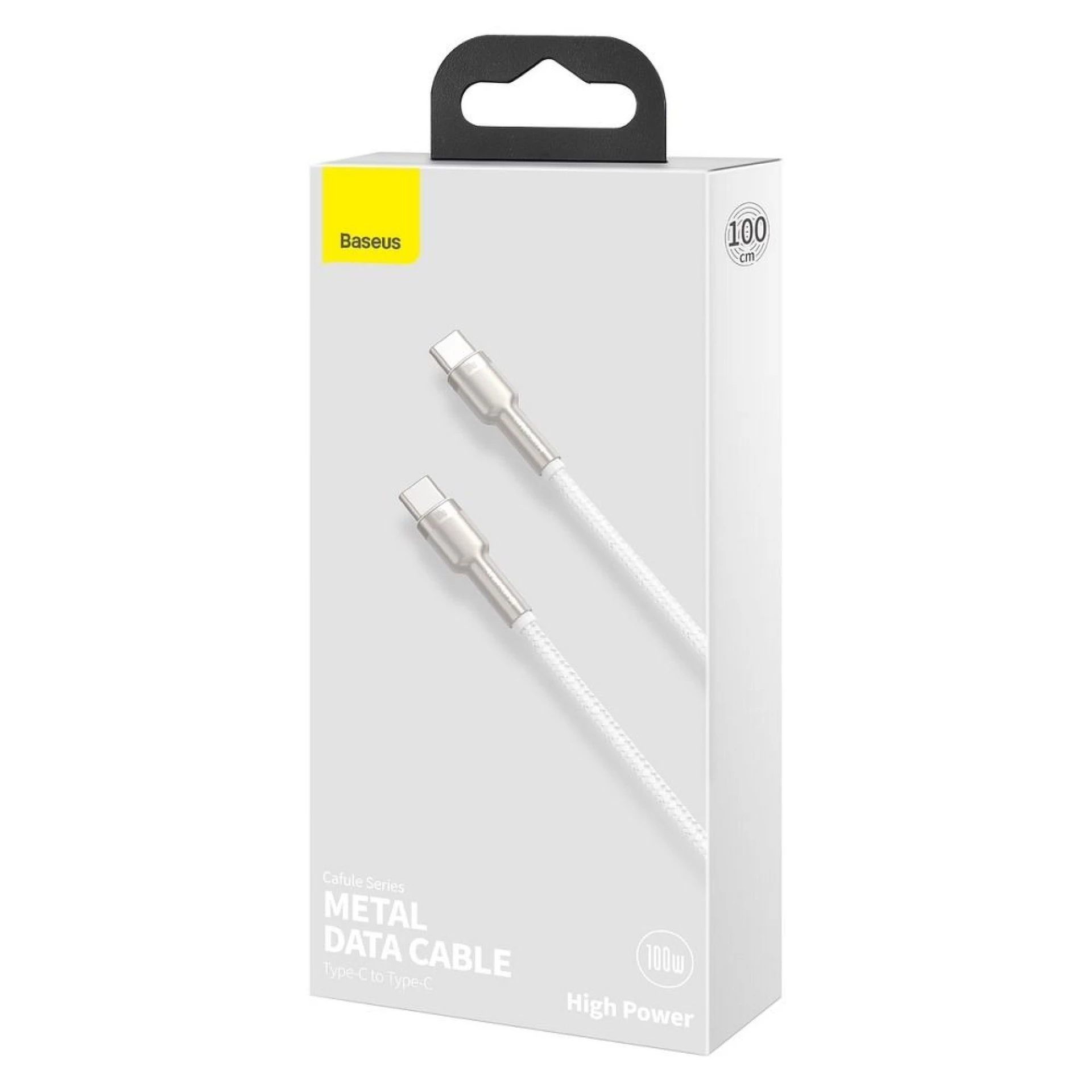 Kabl BASEUS Type C - C PD 5A 100W 1 m white