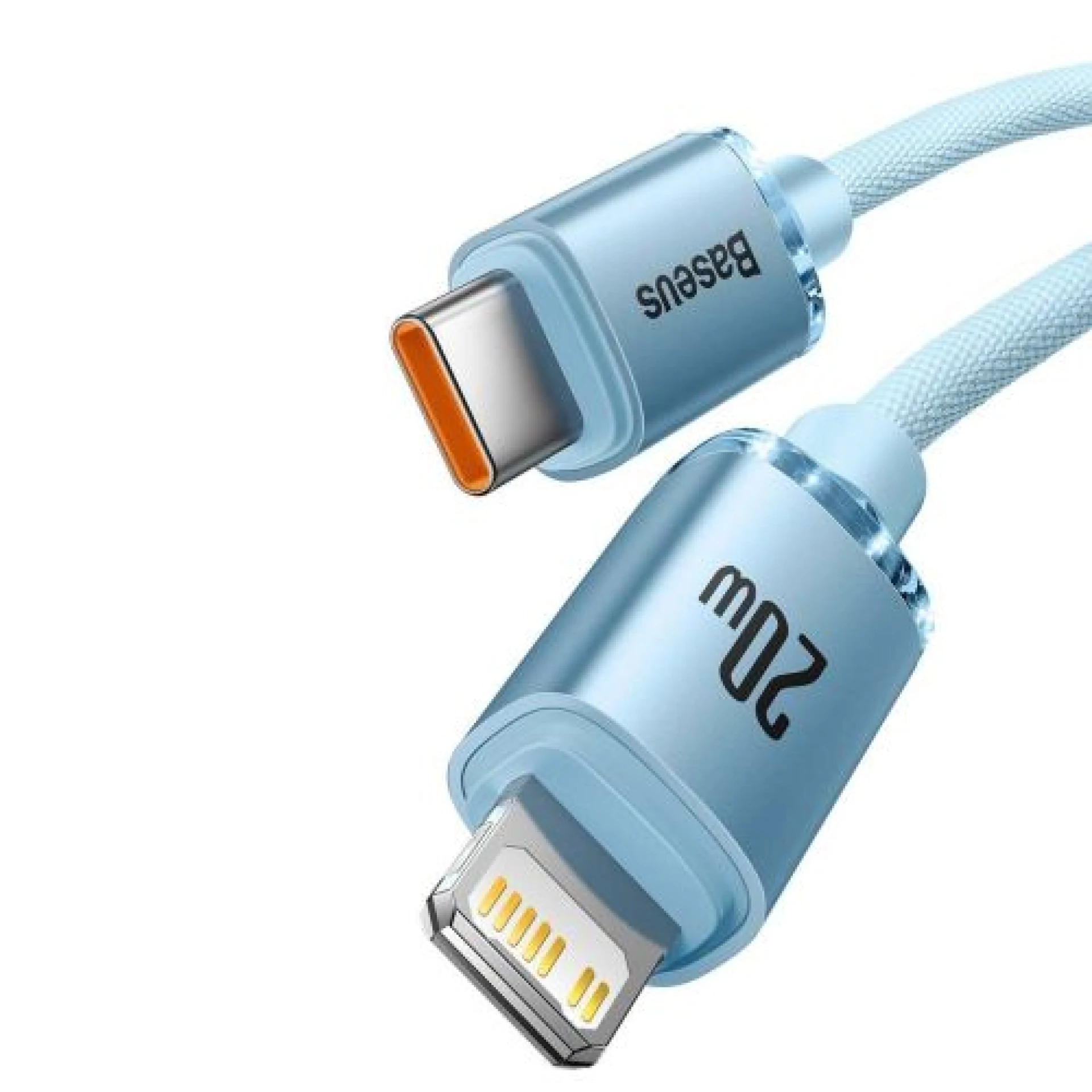 Kabl BASEUS Type C - Lightning PD 20W 1.2m nebesko plavi