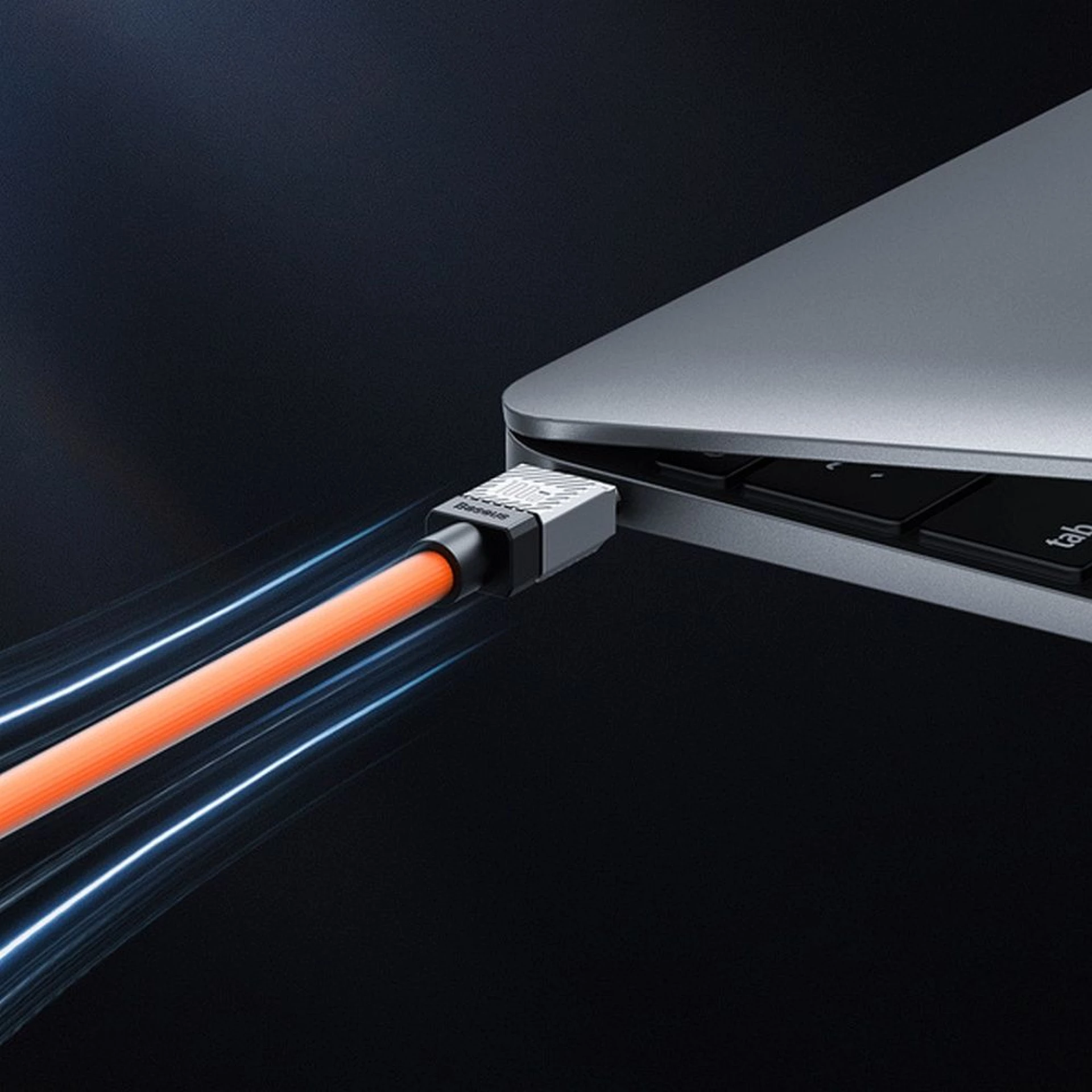 Kabl BASEUS USB A - C PD 100W 1 m orange