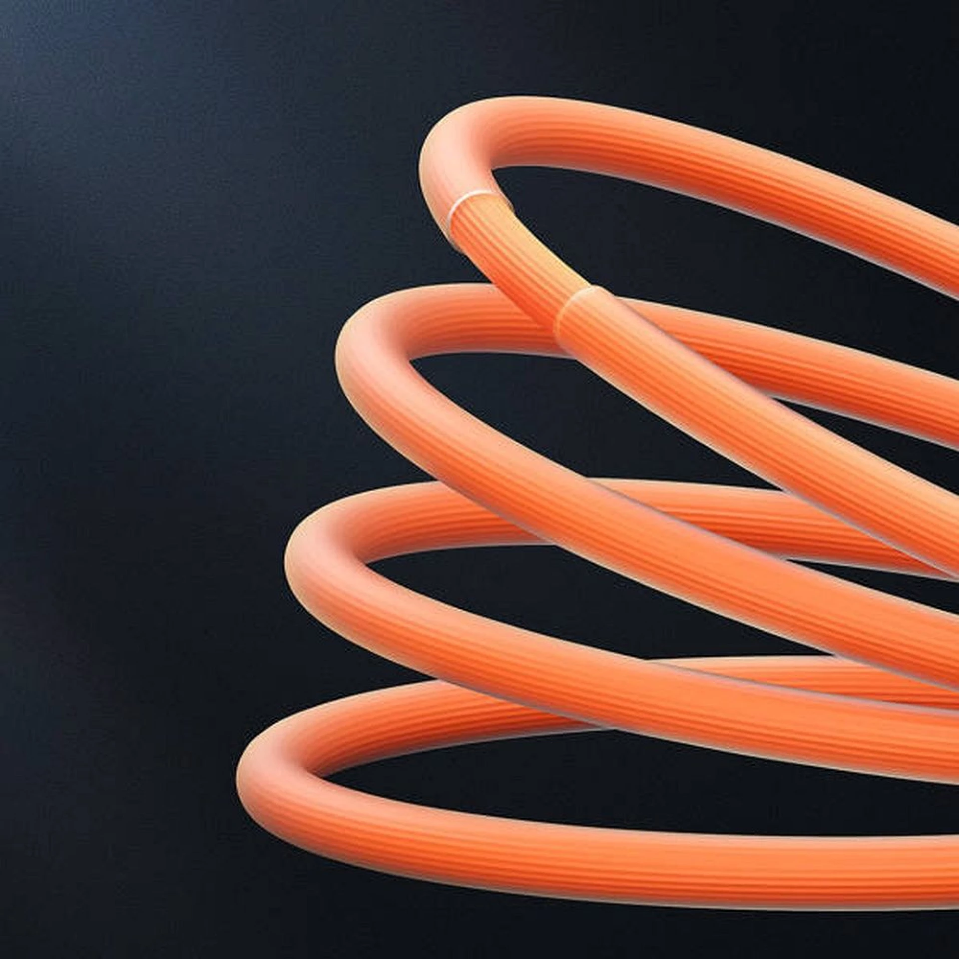 Kabl BASEUS USB A - Lightning 2,4A Coolplay 2 m orange