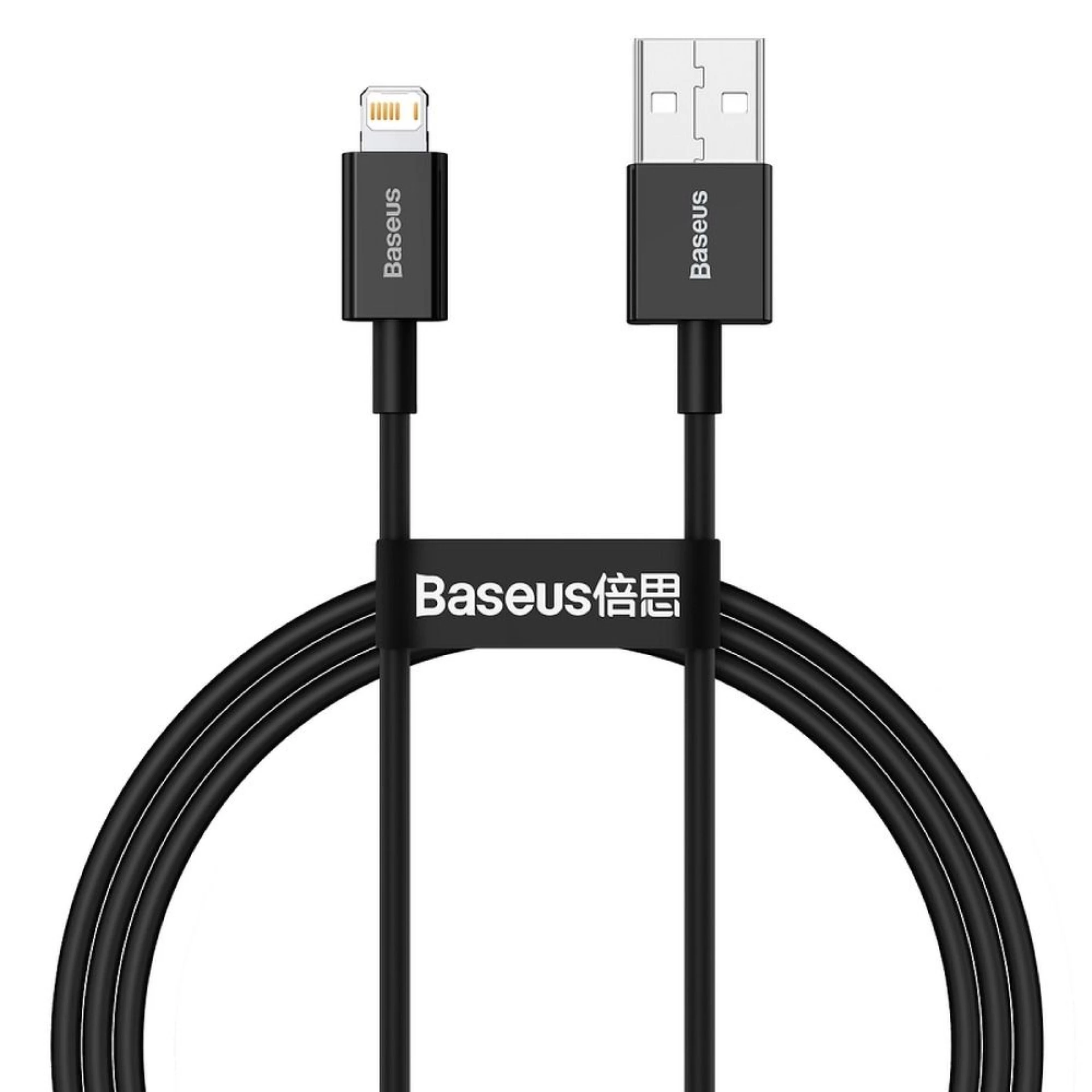 Kabl BASEUS USB A - Lightning 2,4A Superior 1m crni