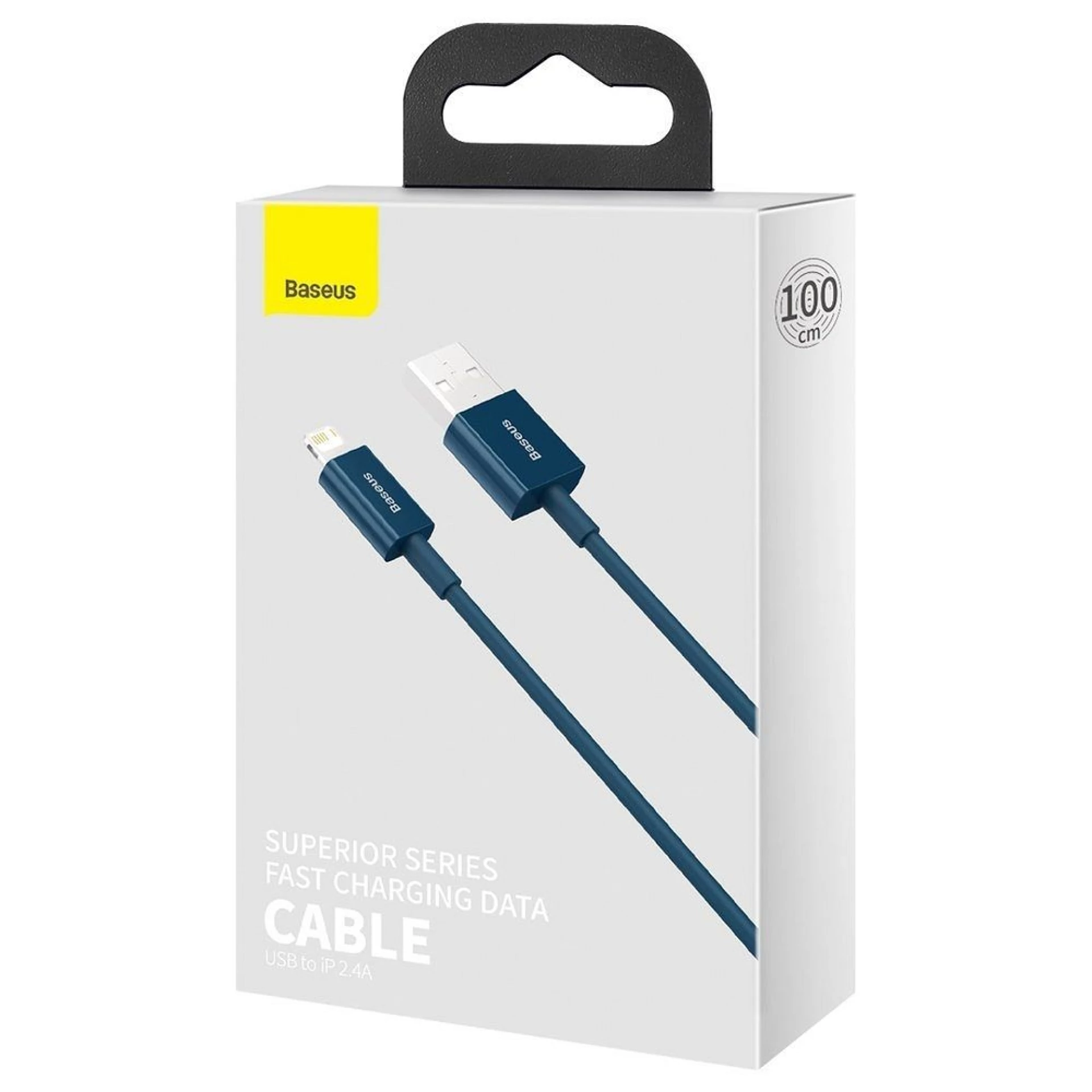 Kabl Baseus USB A to Lightning 2.4A Superior 1m plavi