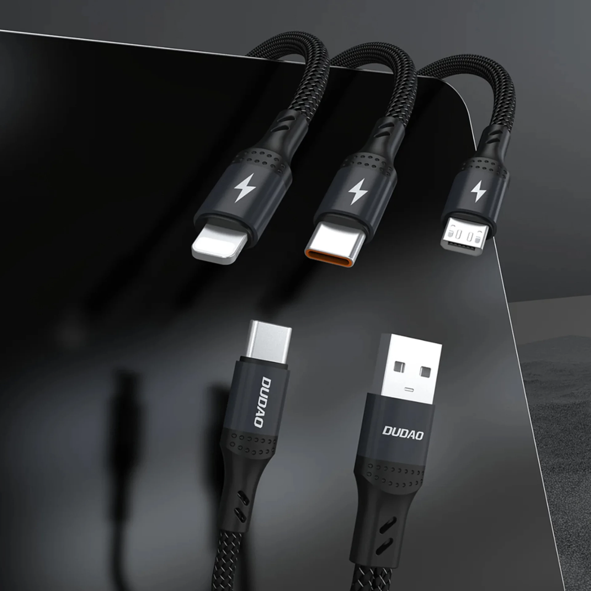 Kabl Dudao L3W USB-A/USB-C to Lightning/USB-C/MicroUSB 66W