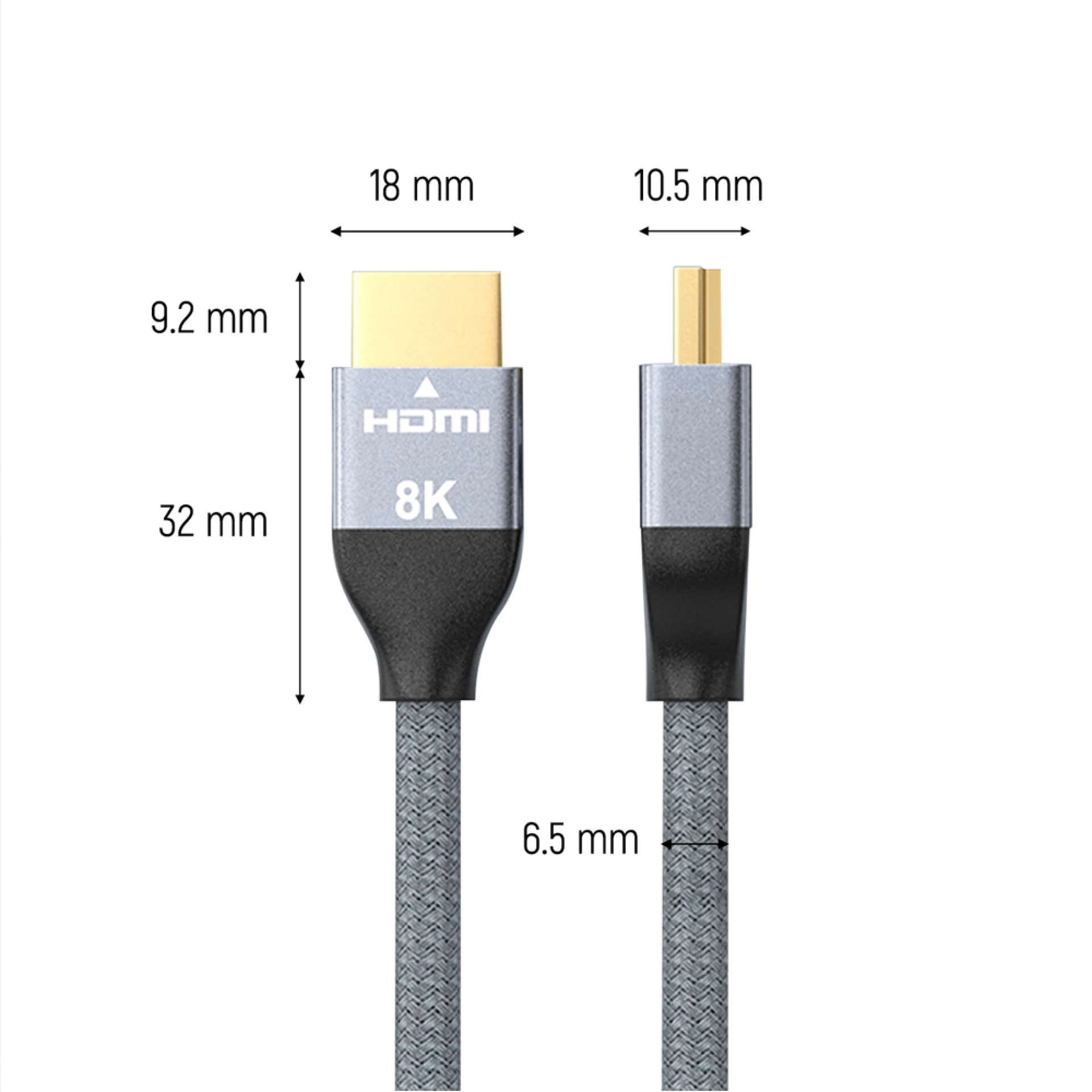 Kabl HDMI Wozinsky 2.1 Cable 8K WHDMI-10 1m