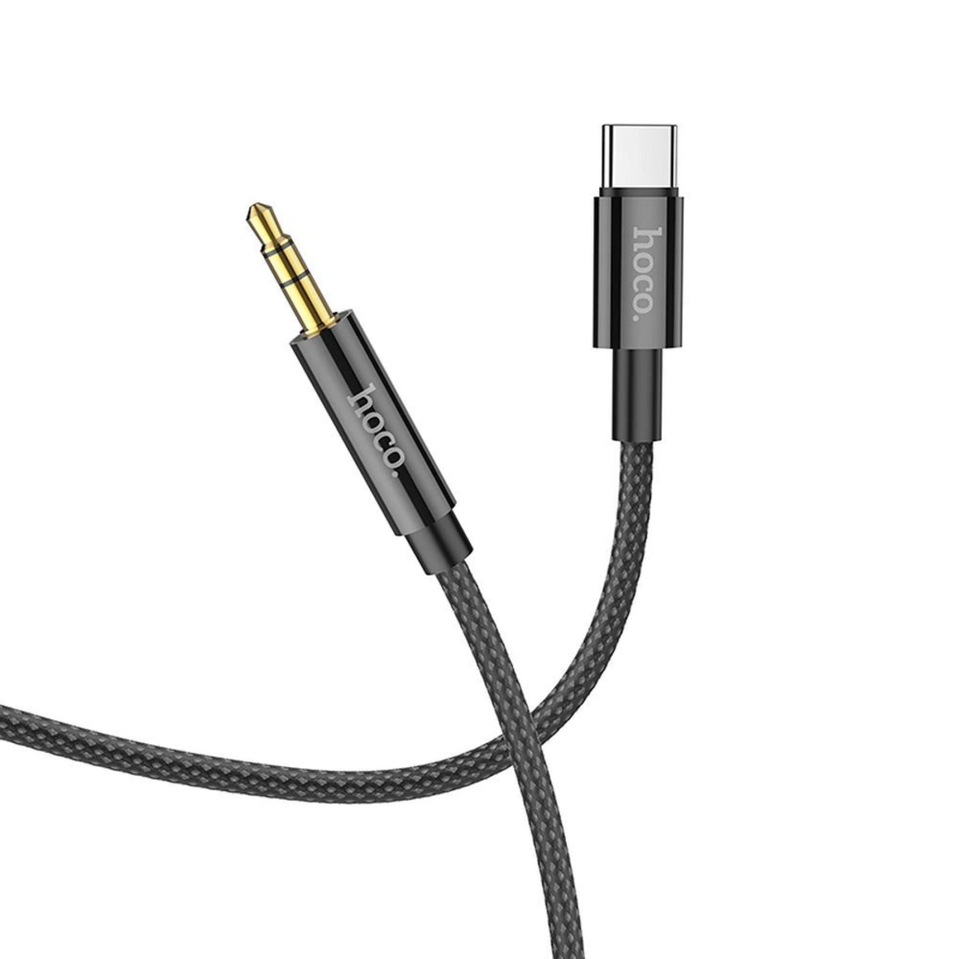 Kabl HOCO AUX Jack 3,5 mm to Type C UPA19 1 m black