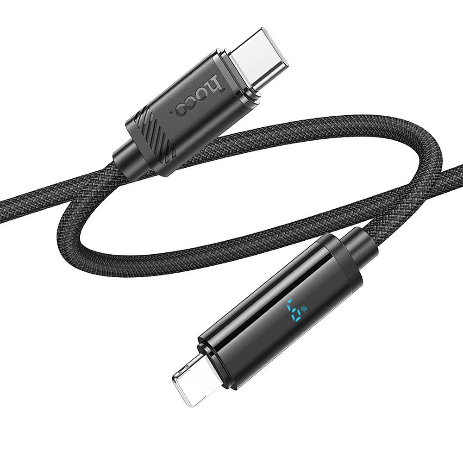 Kabl HOCO Type C to Lightning PD 2,4 27W U127 1,2 m black