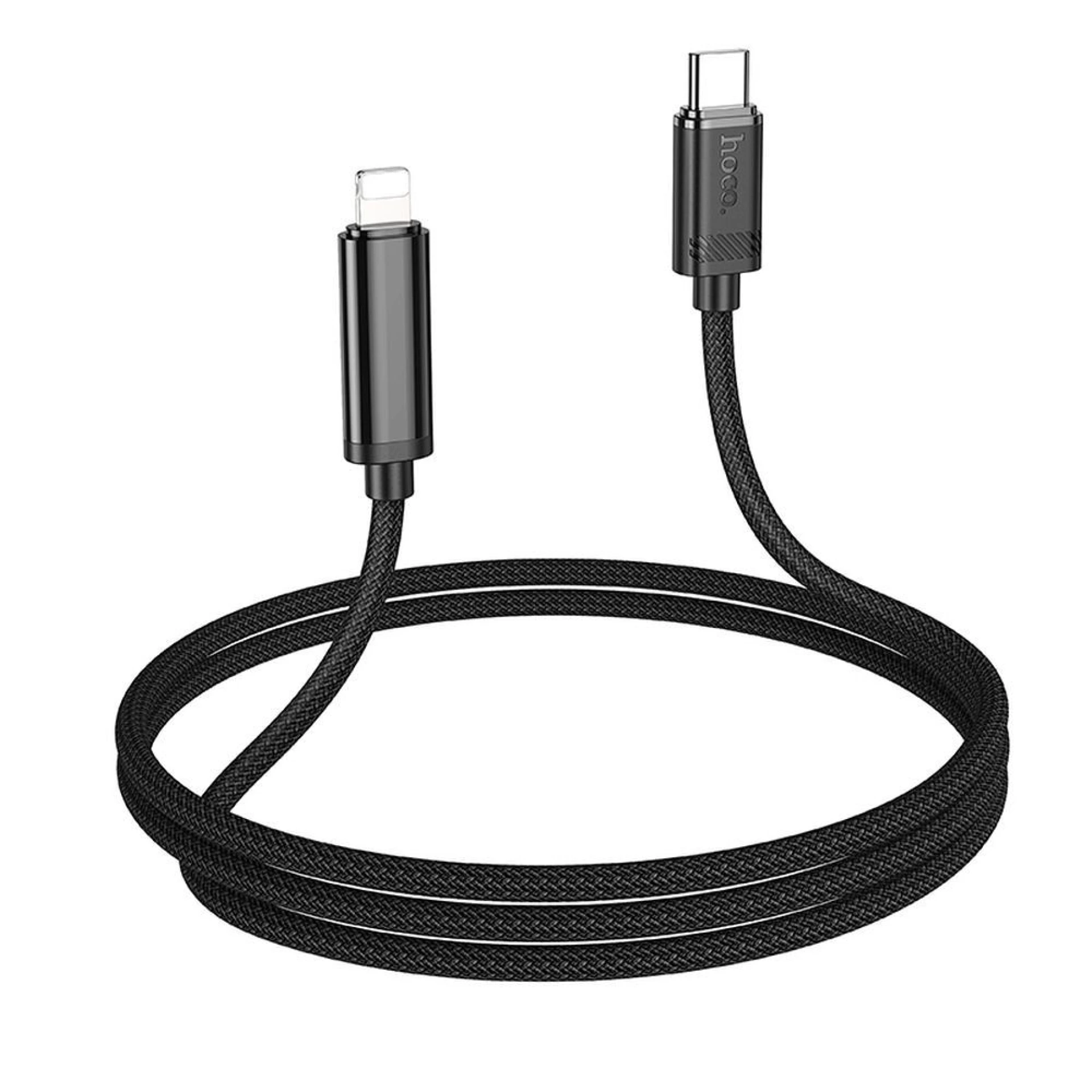 Kabl HOCO Type C to Lightning PD 2,4 27W U127 1,2 m black