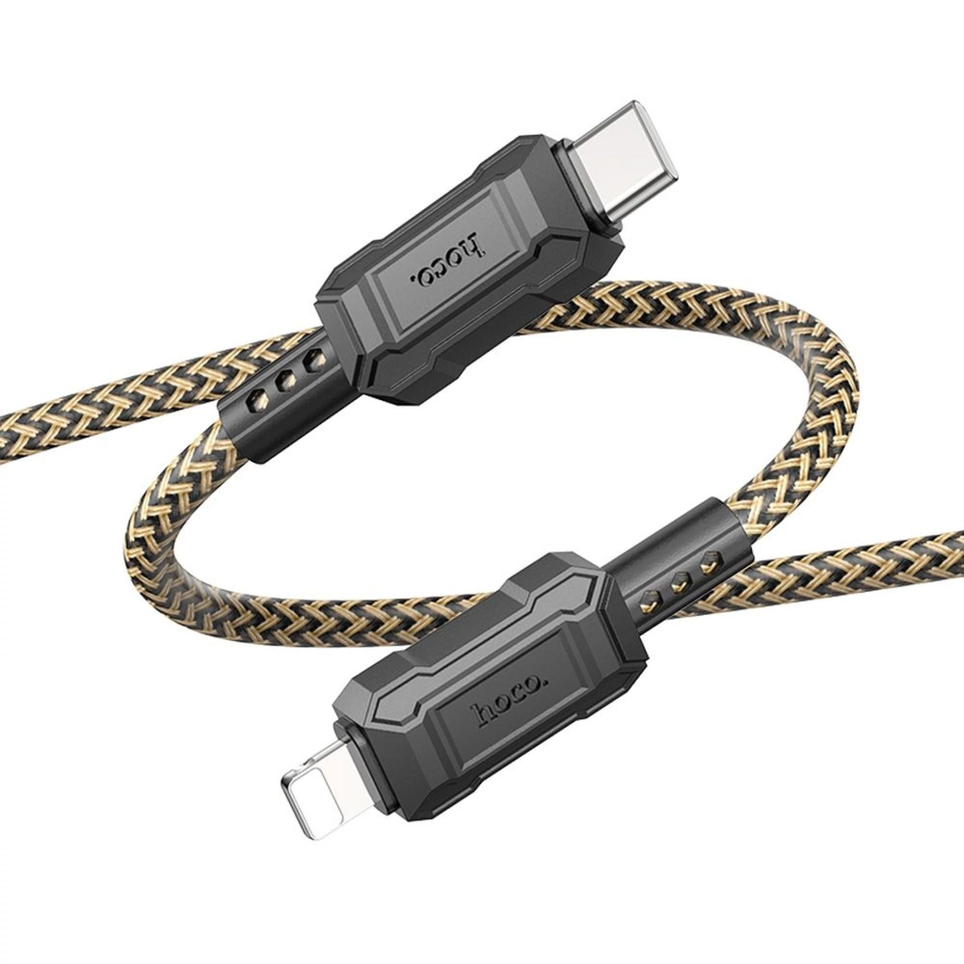Kabl HOCO Type C to Lightning PD 2.4A 20W X94 1m gold