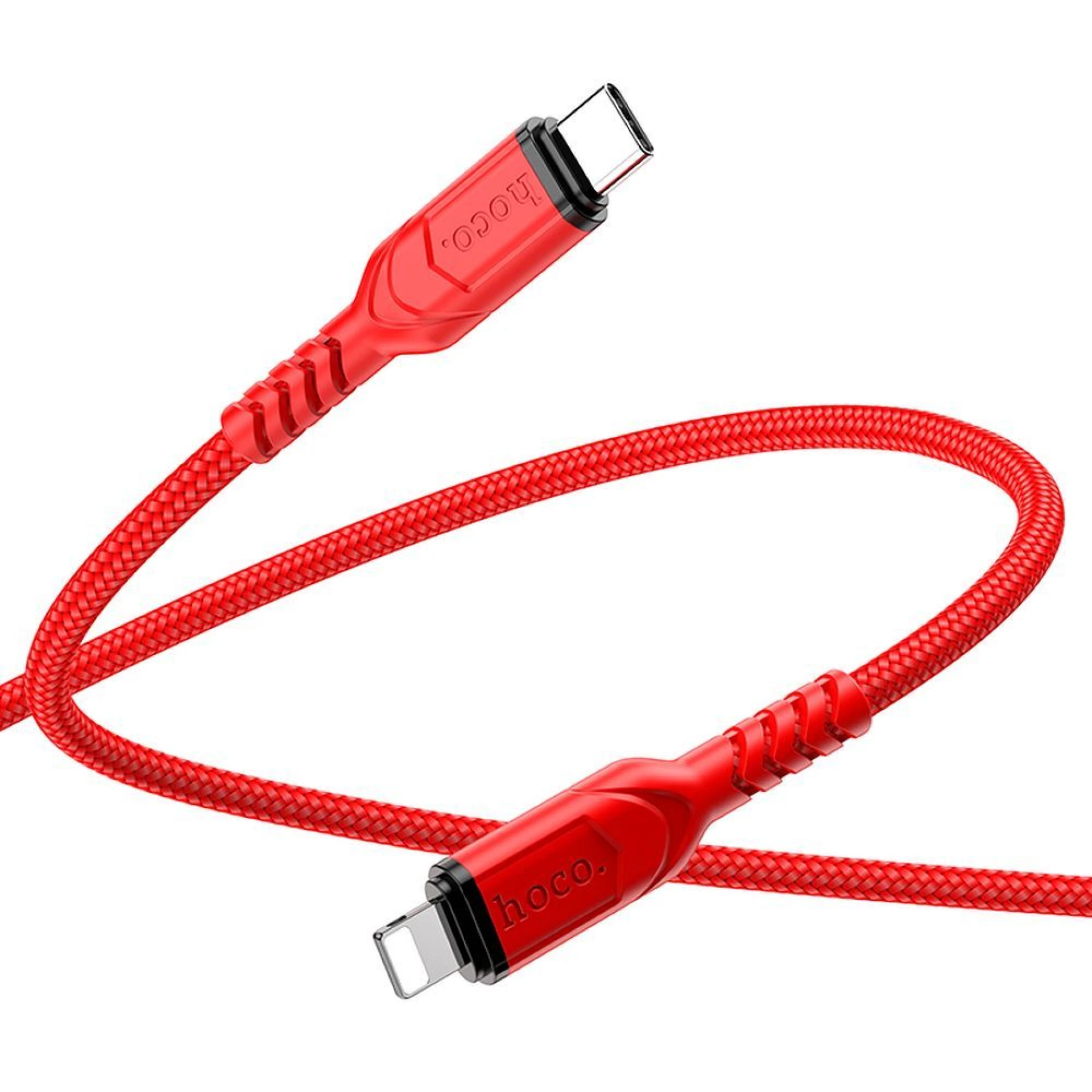 Kabl HOCO Type C to Lightning PD 3A 20W X59 2 m red