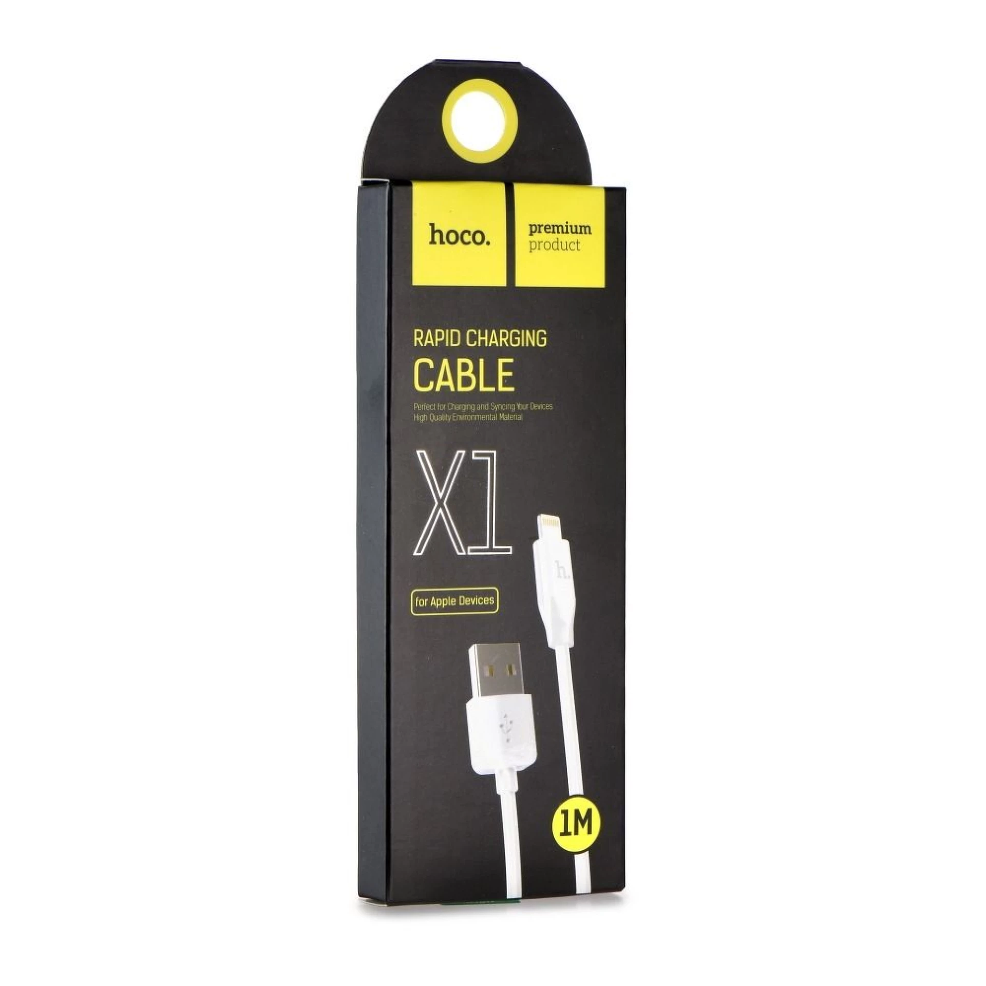 Kabl HOCO USB A to Lightning 2.1A X1 1m bijeli