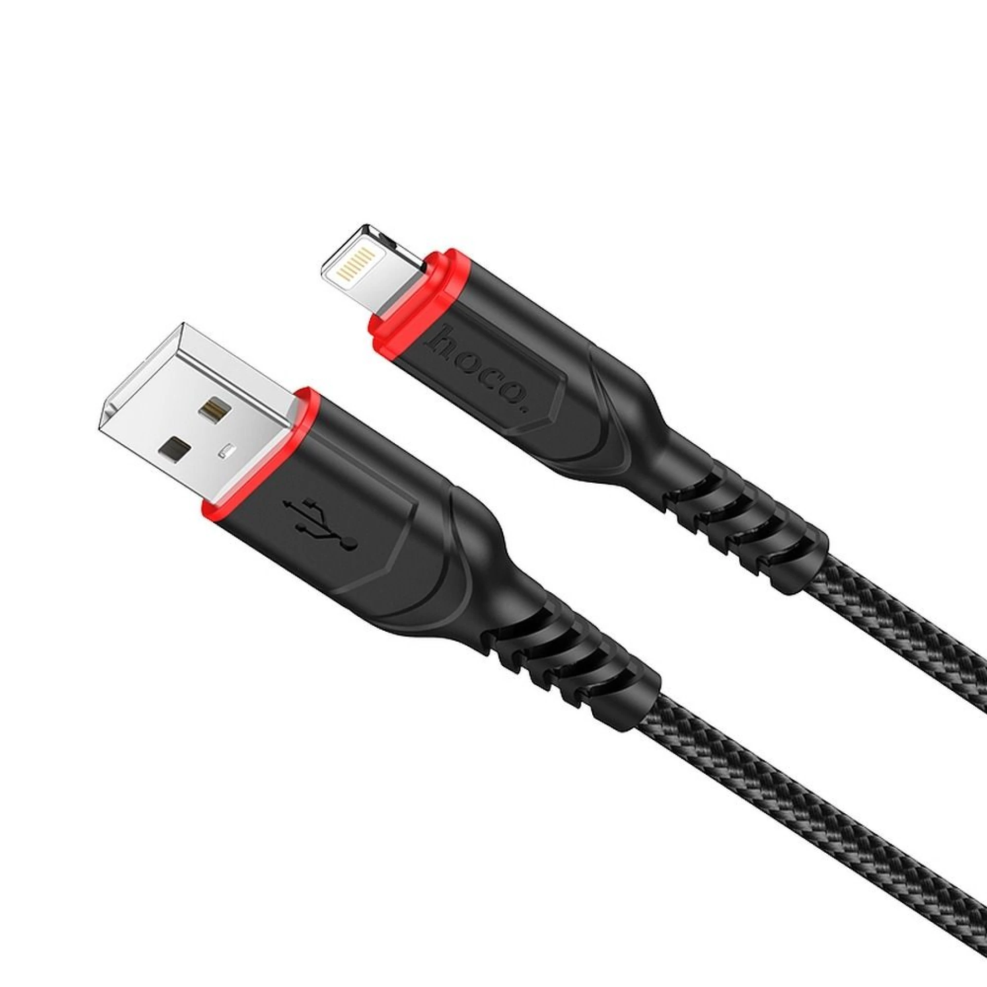 Kabl HOCO USB A to Lightning 2.1A X59 1m crni
