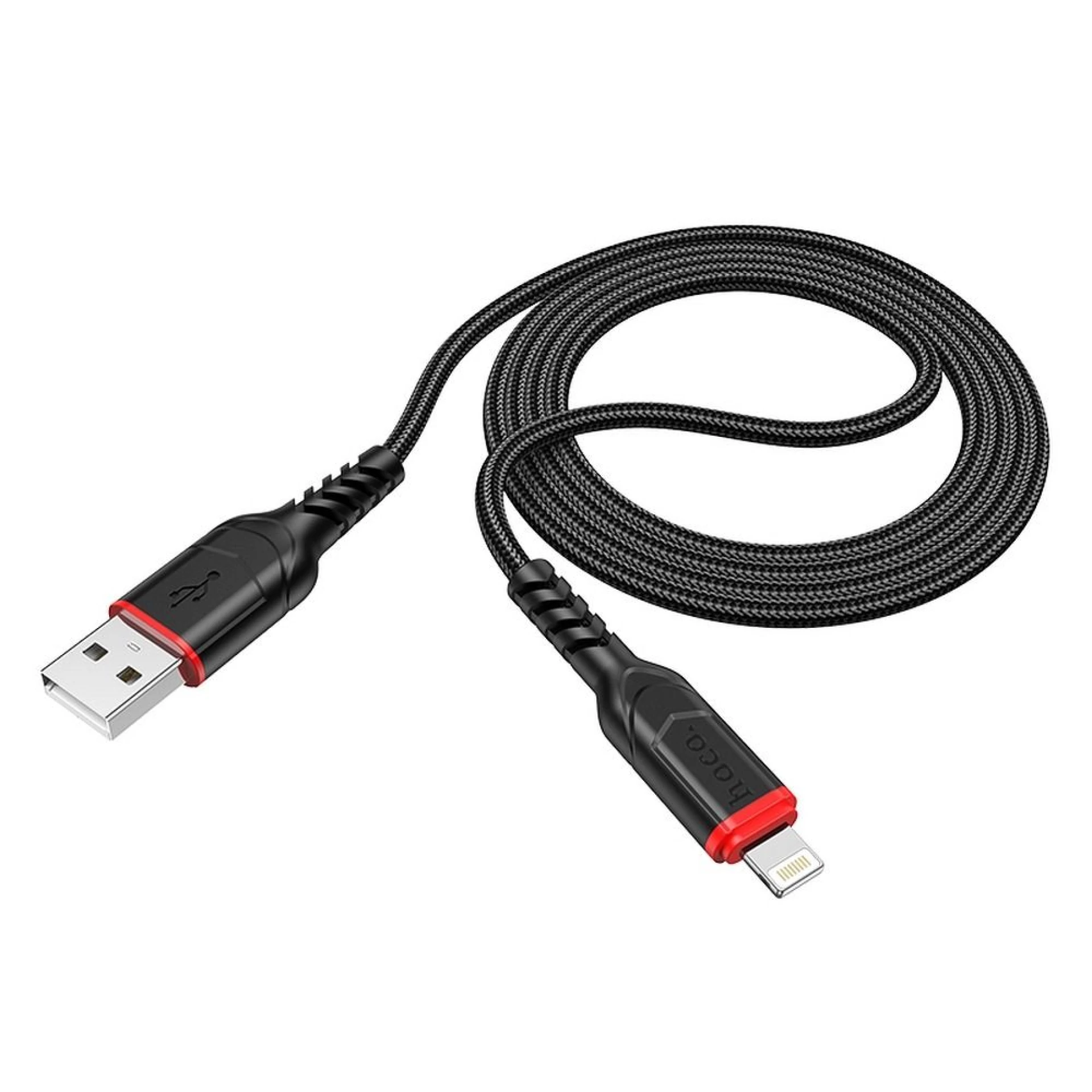 Kabl HOCO USB A to Lightning 2.1A X59 1m crni