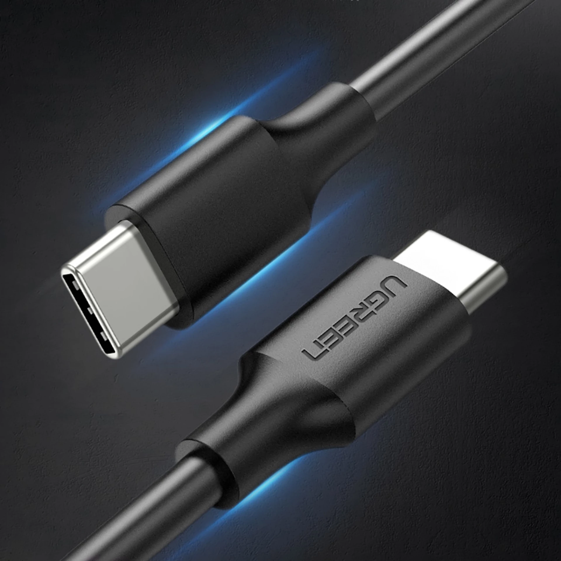Kabl Ugreen USB-C to USB-C PD QC 3A US286 2m crni
