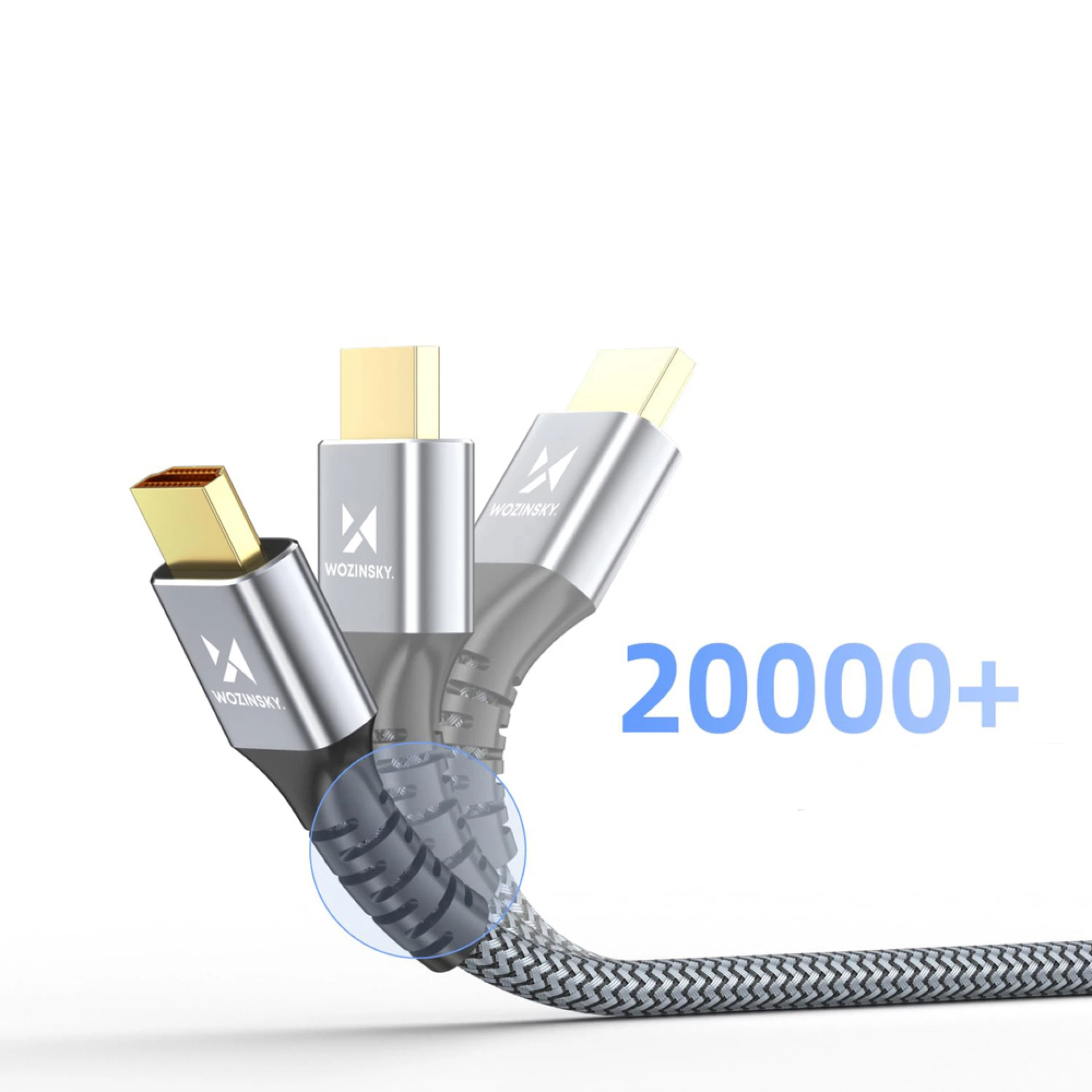 Kabl Wozinsky DisplayPort 2.1 16K WPS-16AYL2S 2m