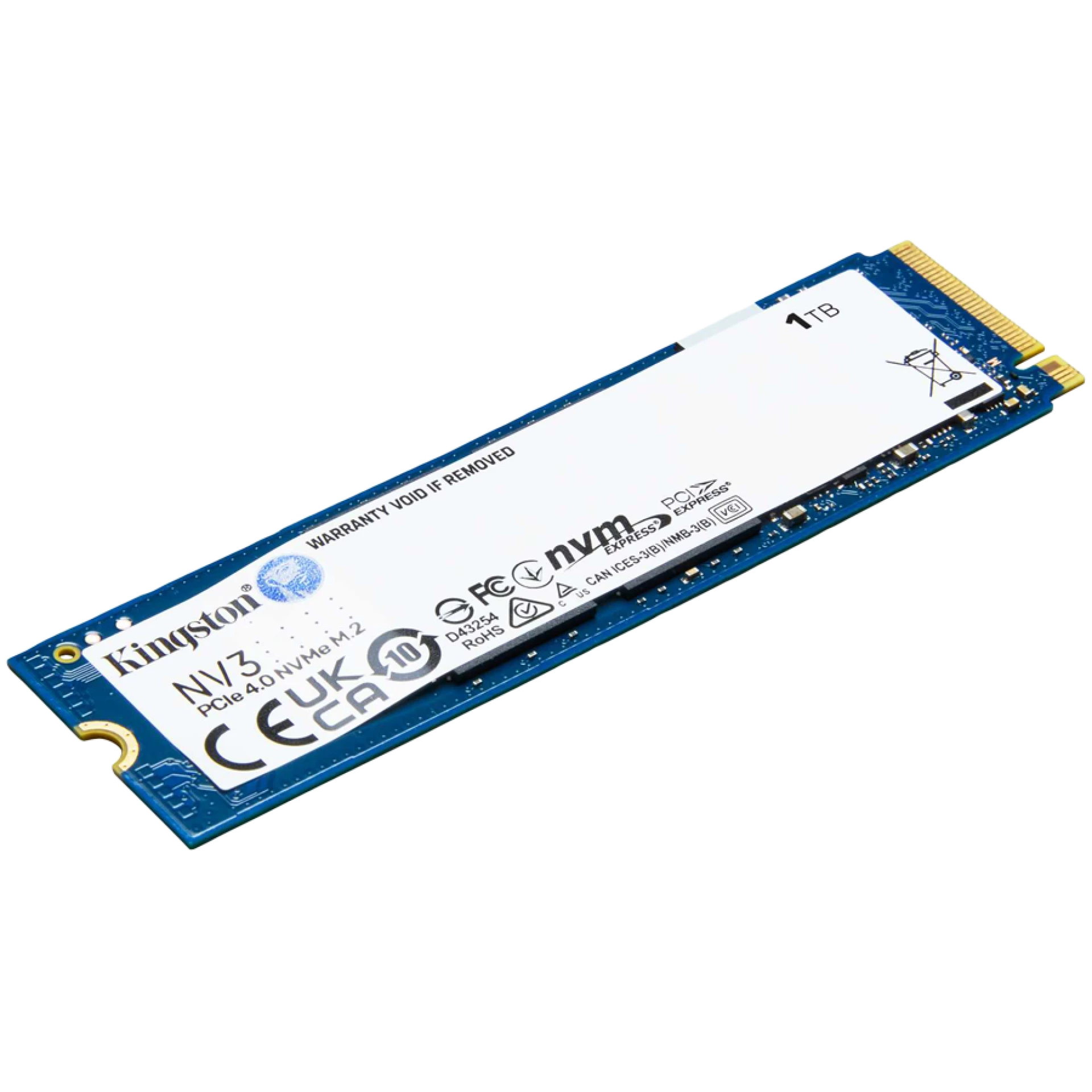 Kingston SSD 1TB NV3 M.2 2280 PCIe 4.0 NVMe SSD , EAN: 740617344790