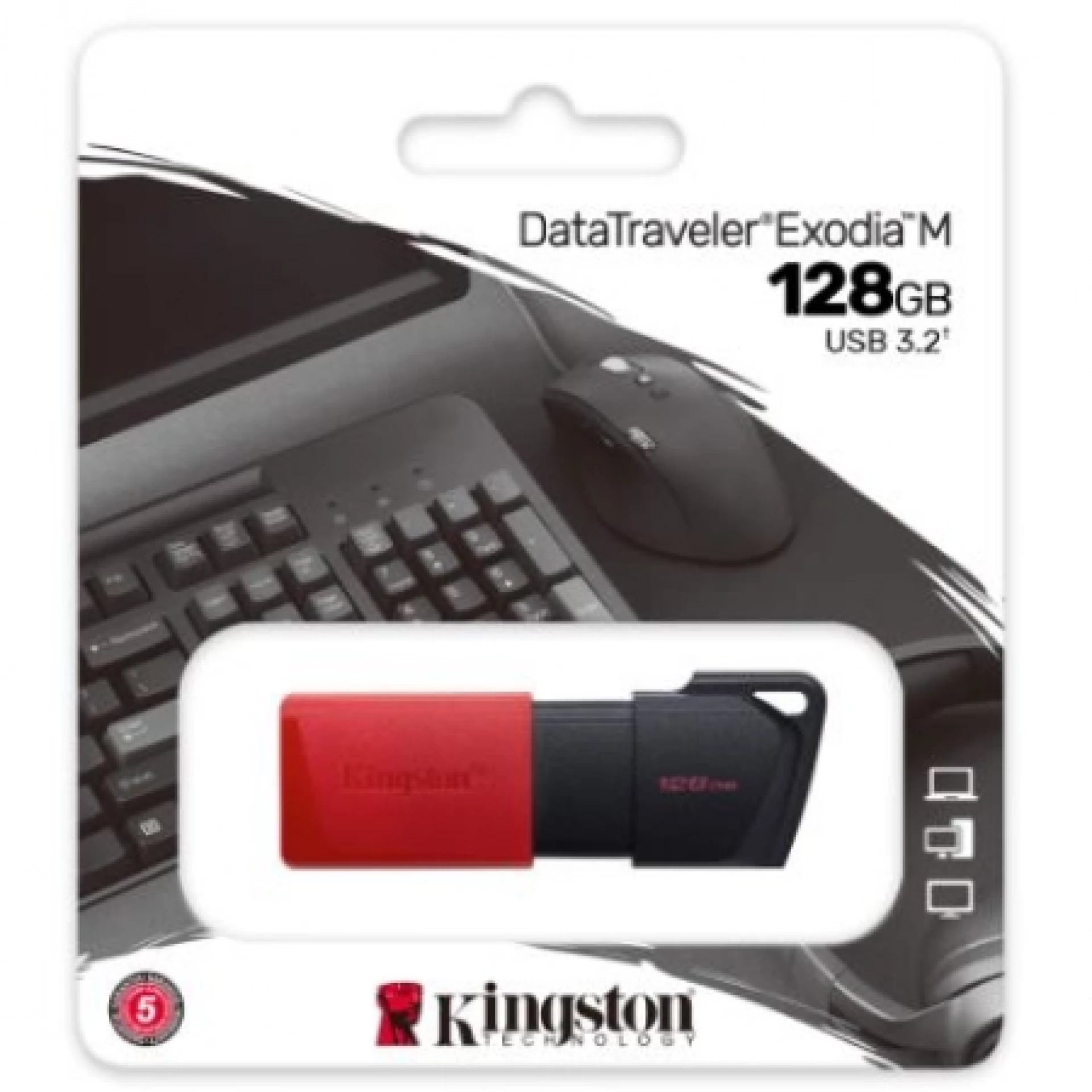 Kingston USB Memorija DT Exodia M 128GB USB 3.2