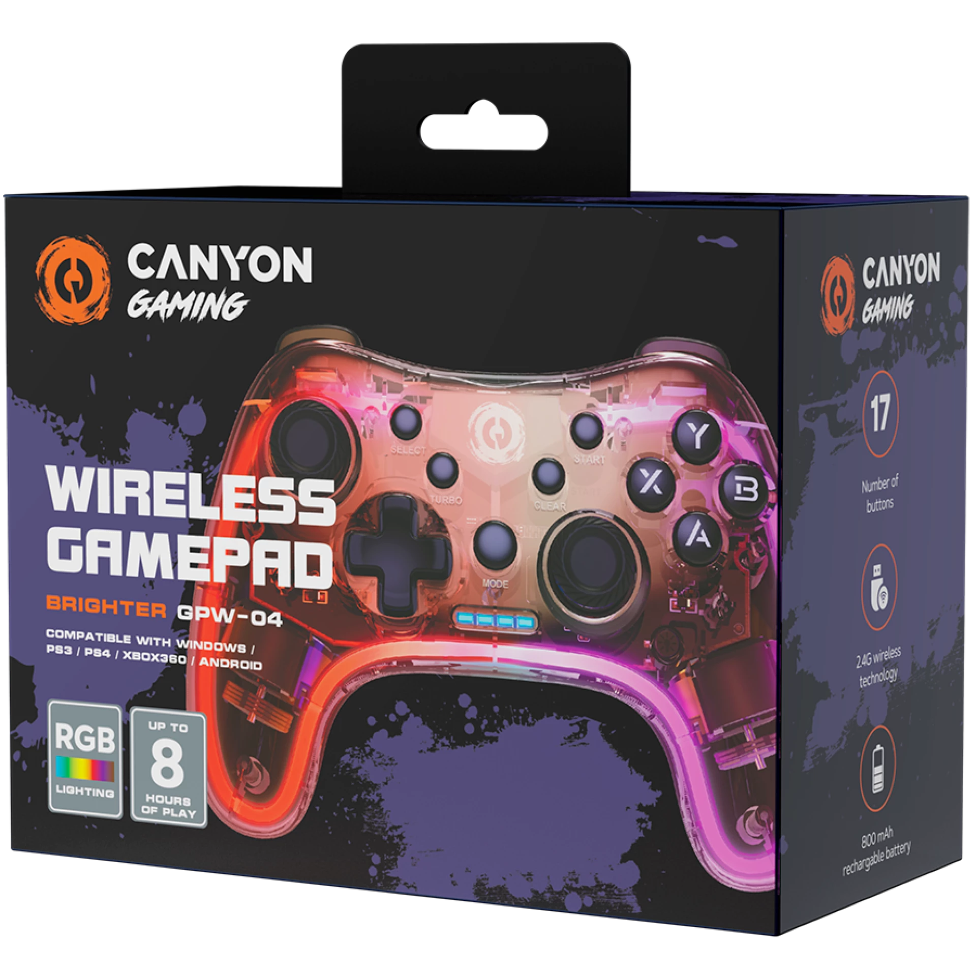 Kontroler za PC CANYON Brighter GPW-04 Dongle Wireless Crystal