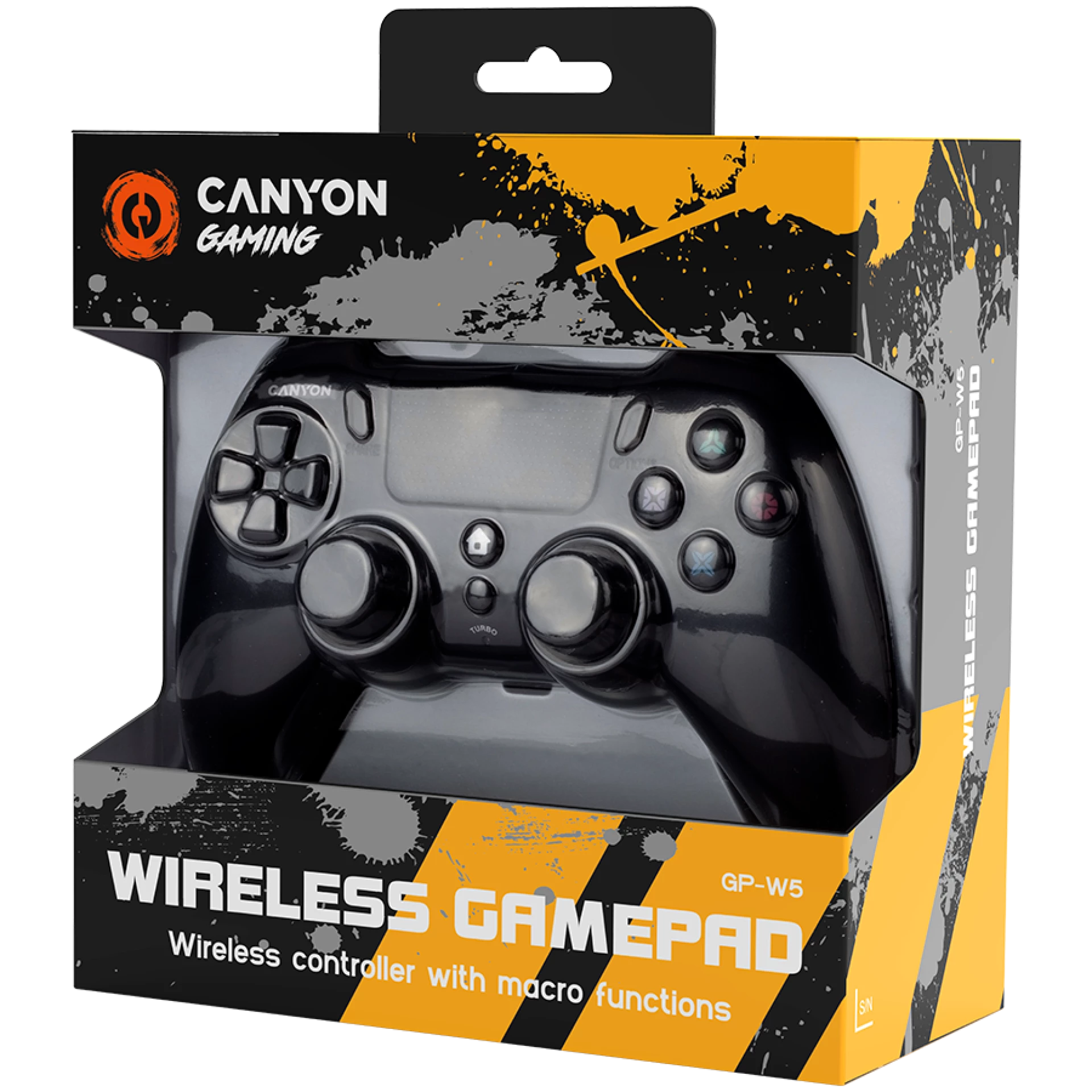 Kontroler za PC CANYON GP-W5 PS4 Wireless Black