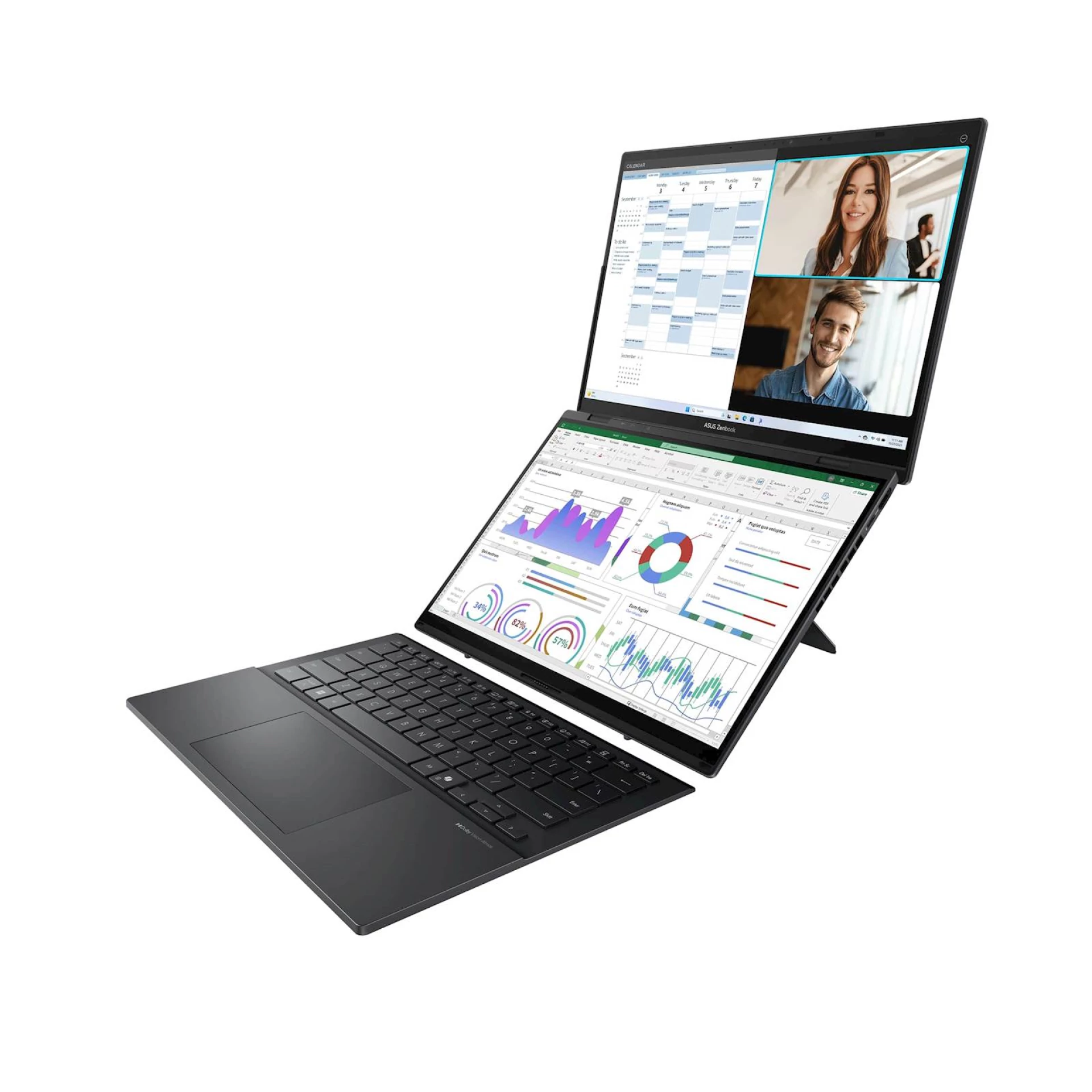 Laptop Asus Zenbook Duo 14" 3K OLED/120Hz/U9-285H/32GB/2TB/Win