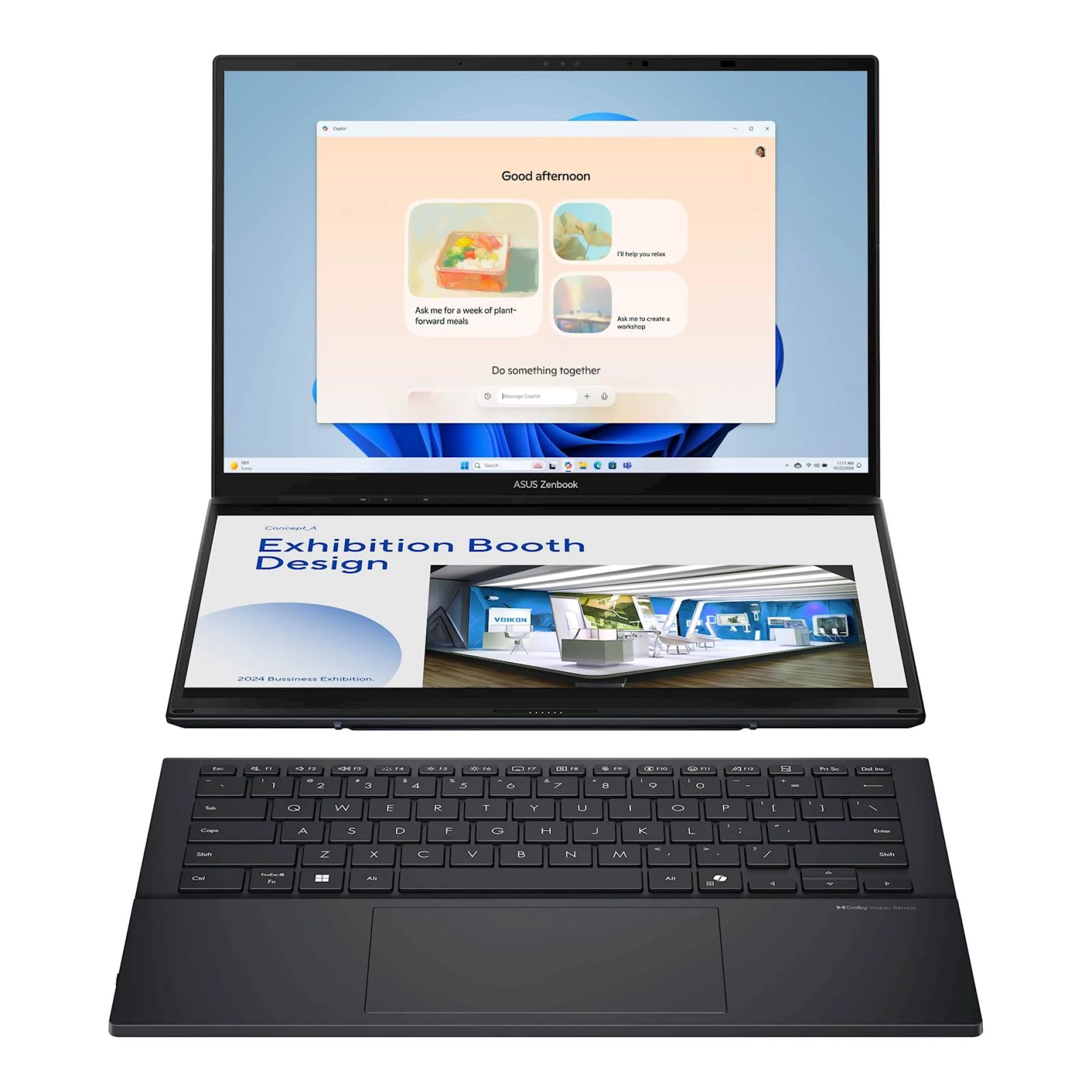 Laptop Asus Zenbook Duo 14" 3K OLED/120Hz/U9-285H/32GB/2TB/Win