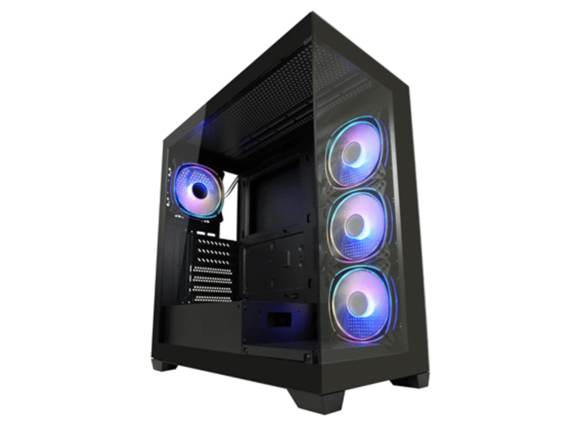 LC-Power Case Gaming 715B Midi-tower, ATX, 4x ARGB fan1x USB-C, 2x USB-A