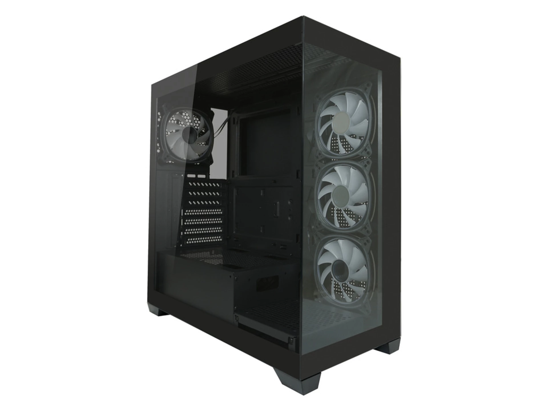 LC-Power Case Gaming 715B Midi-tower, ATX, 4x ARGB fan1x USB-C, 2x USB-A