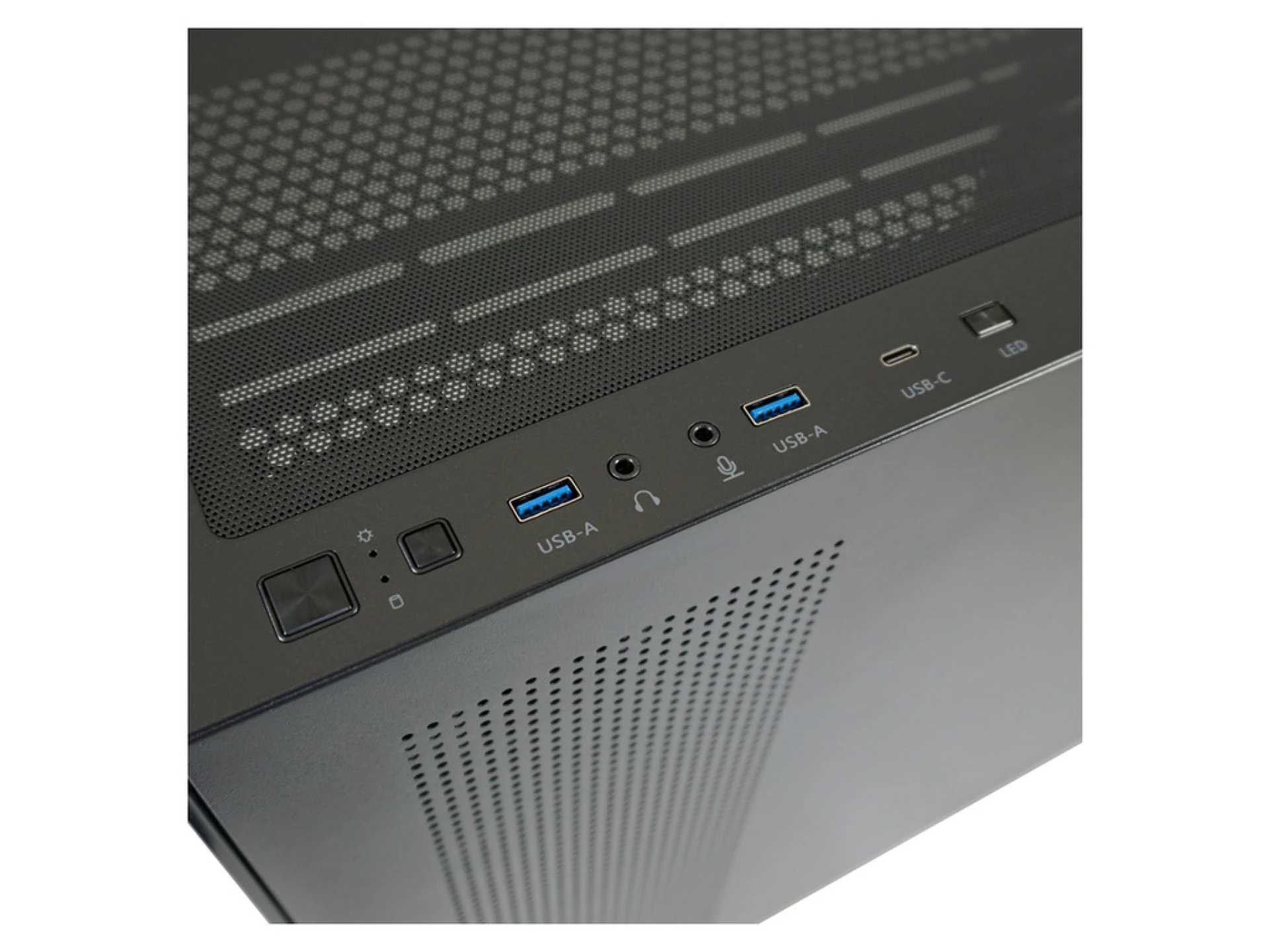 LC-Power Case Gaming 715B Midi-tower, ATX, 4x ARGB fan1x USB-C, 2x USB-A
