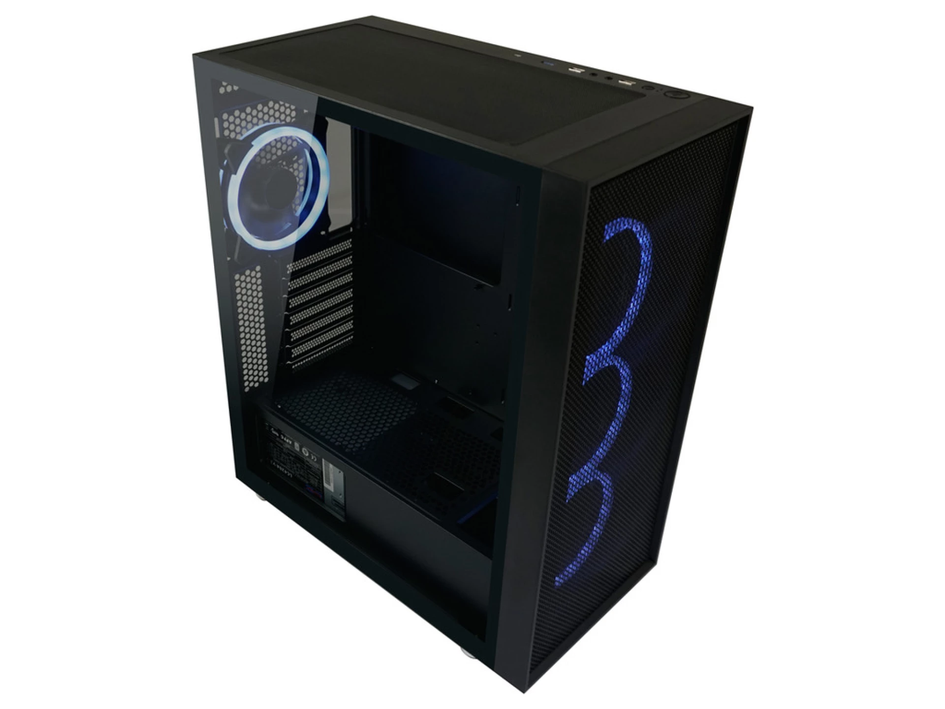LC-Power Case Gaming 802B 4x 120mm RGB fans Black_Wanderer_X - ATX gaming case