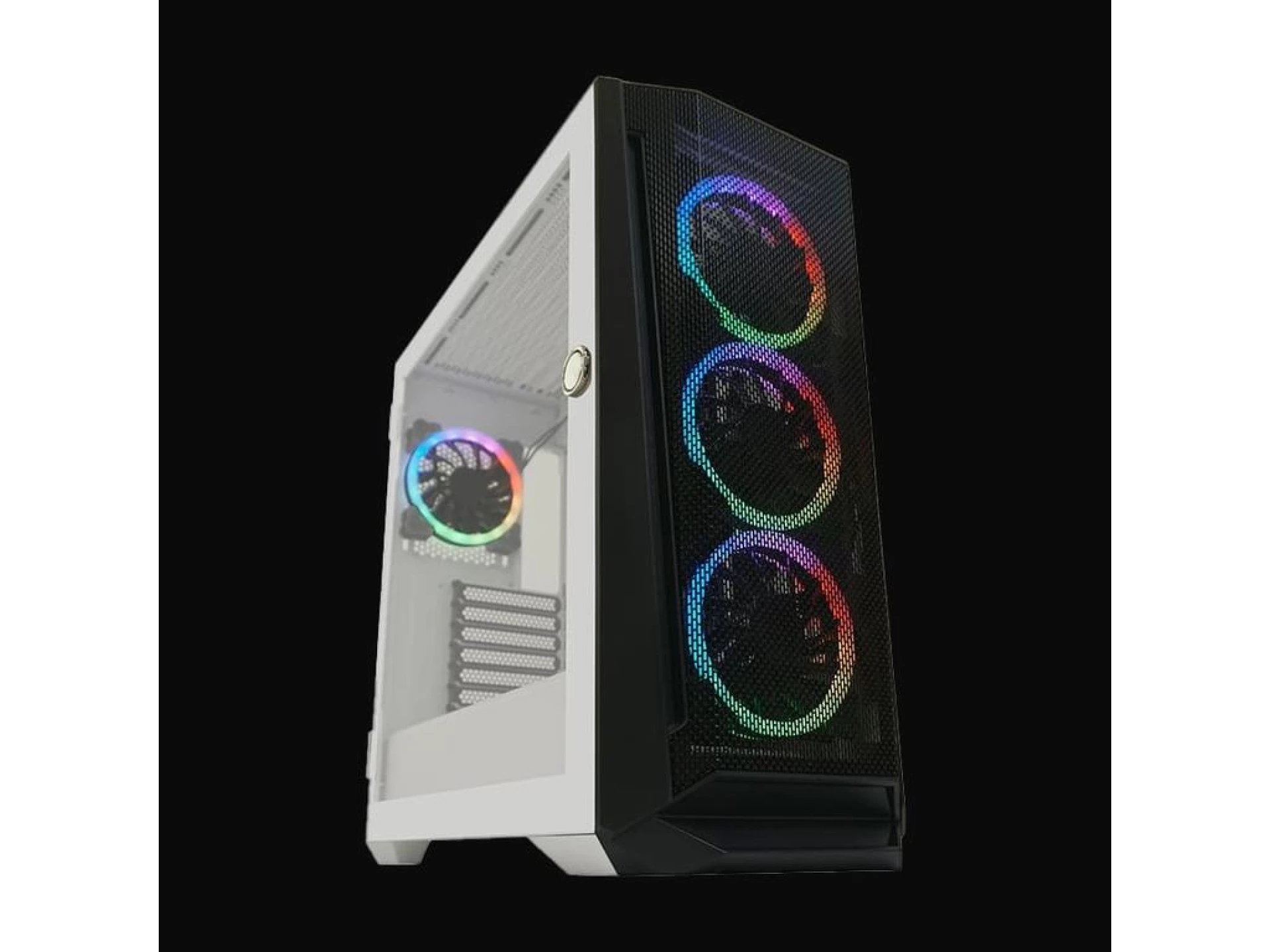 LC-Power Case Gaming 805BWHolo-1_X, Midi-Tower,4x120ARGBGPU: 390mm, CPU Cooler: 165mm