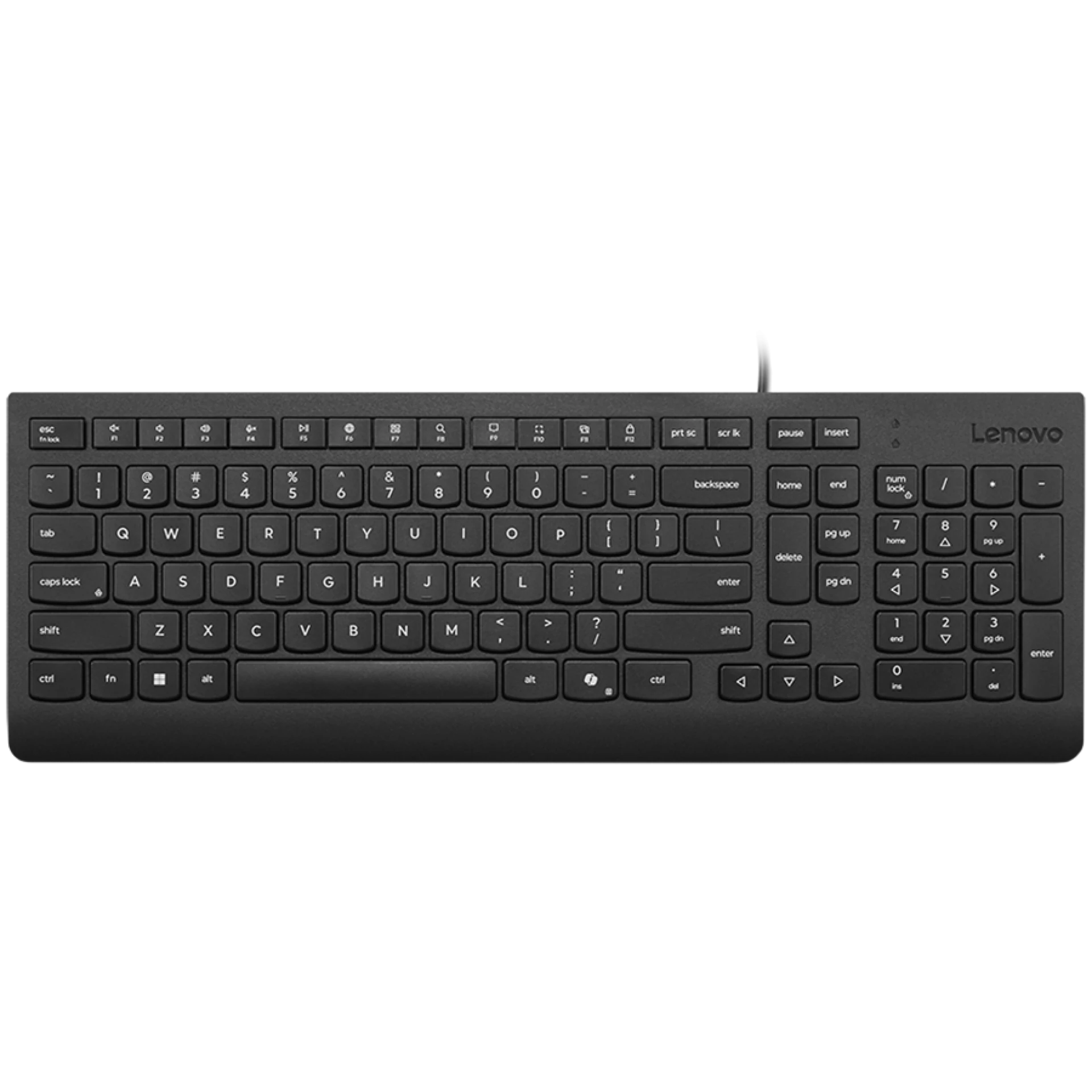 Lenovo Essential Wired Keyboard (Black) - US English 103P