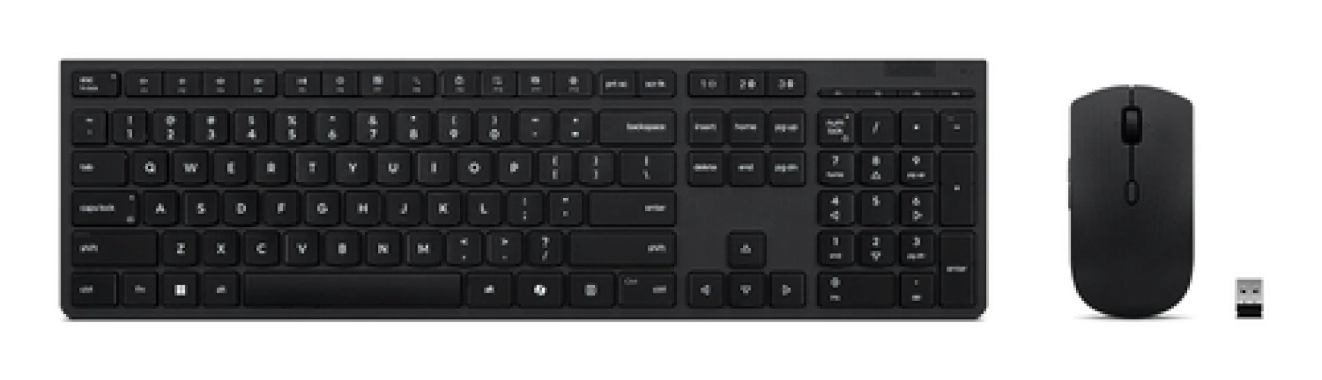 Lenovo Professional Wireless Rechargeable Combo Keyboard and Mouse