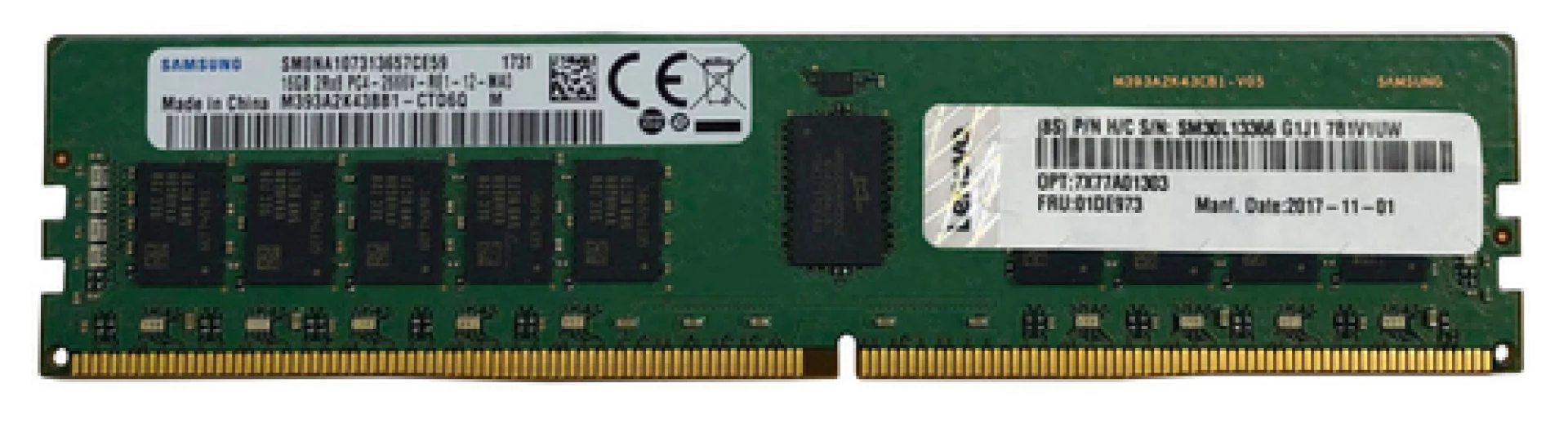 Lenovo ThinkSystem 16GB TruDDR4 3200 MHz (2Rx8, 1.2V) ECC UDIMM for ST50 v2, SR250 v2, ST250 v2