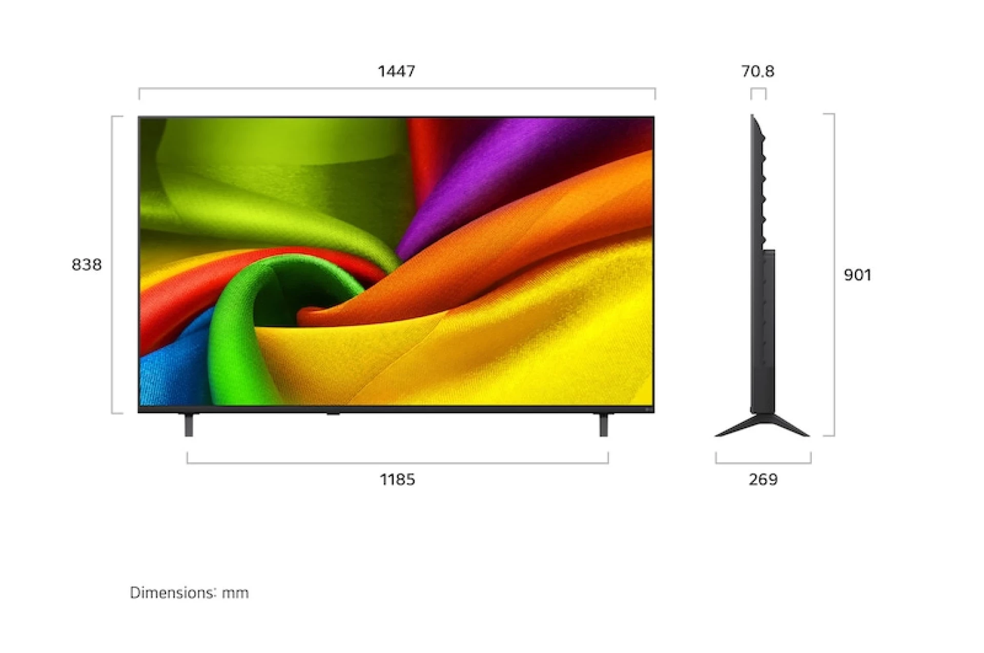 LG TV LED 65NU850B3LA