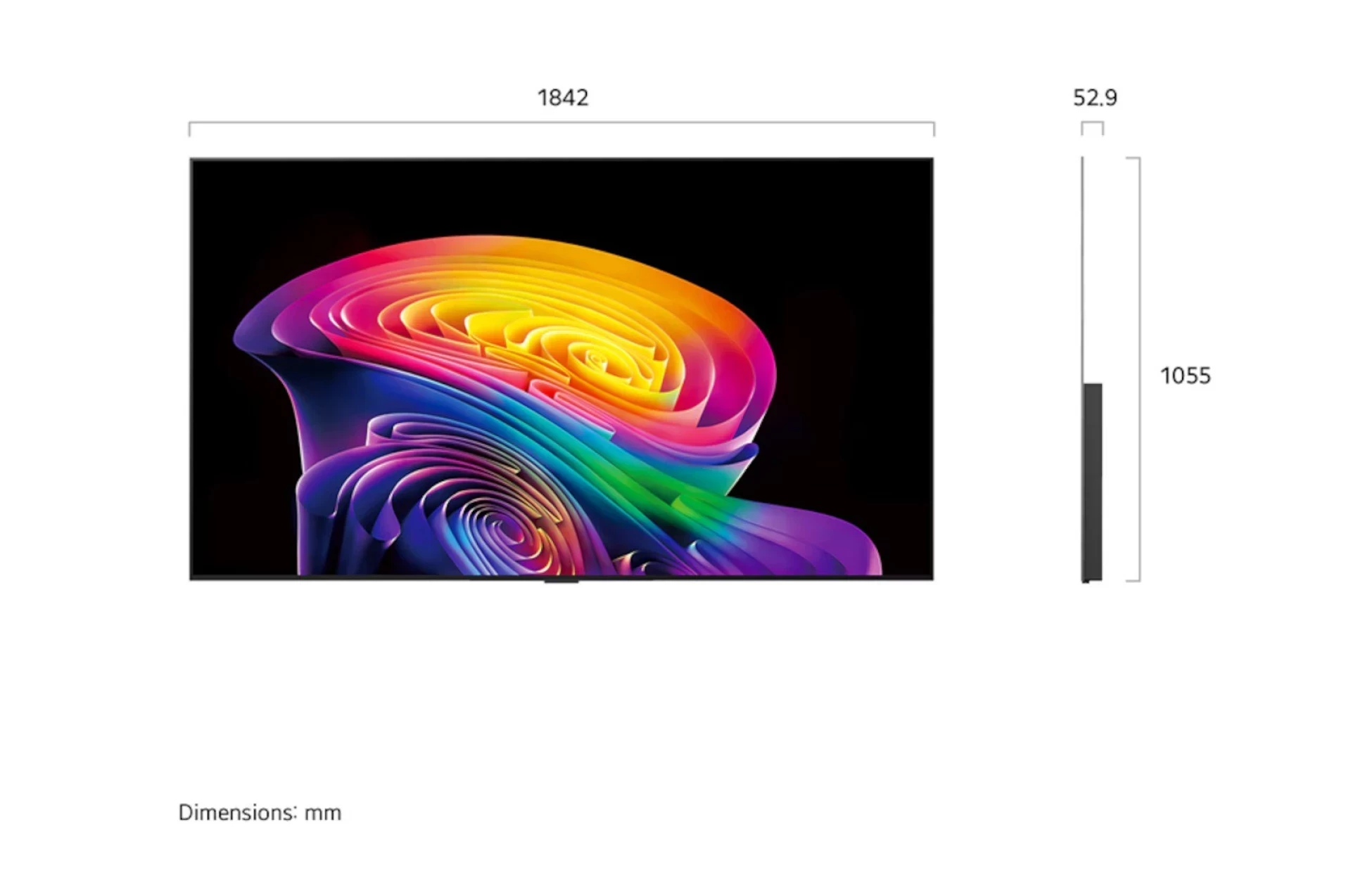 LG TV OLED OLED83C61LA