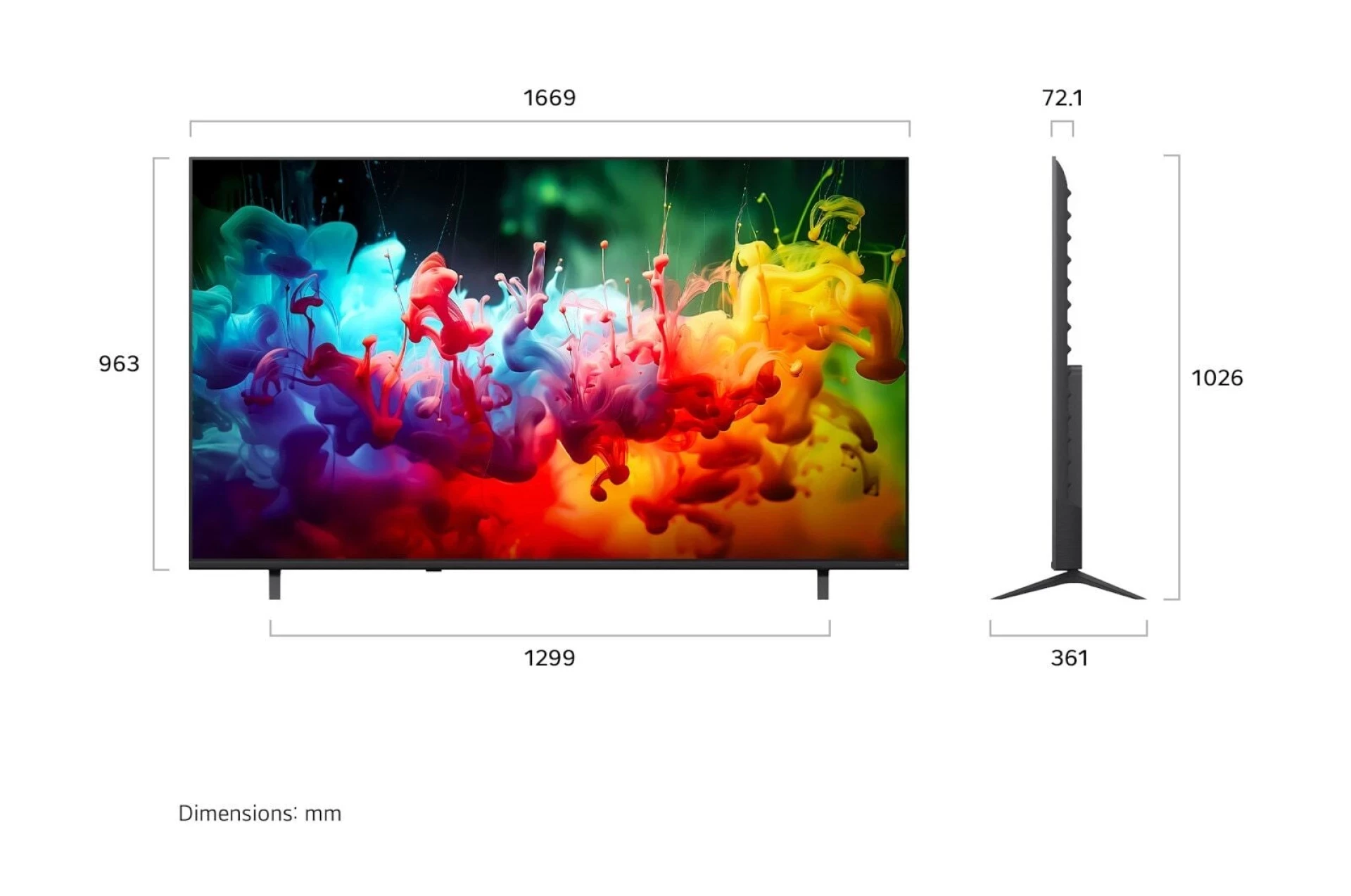 LG TV QNED 75QNED70B3A