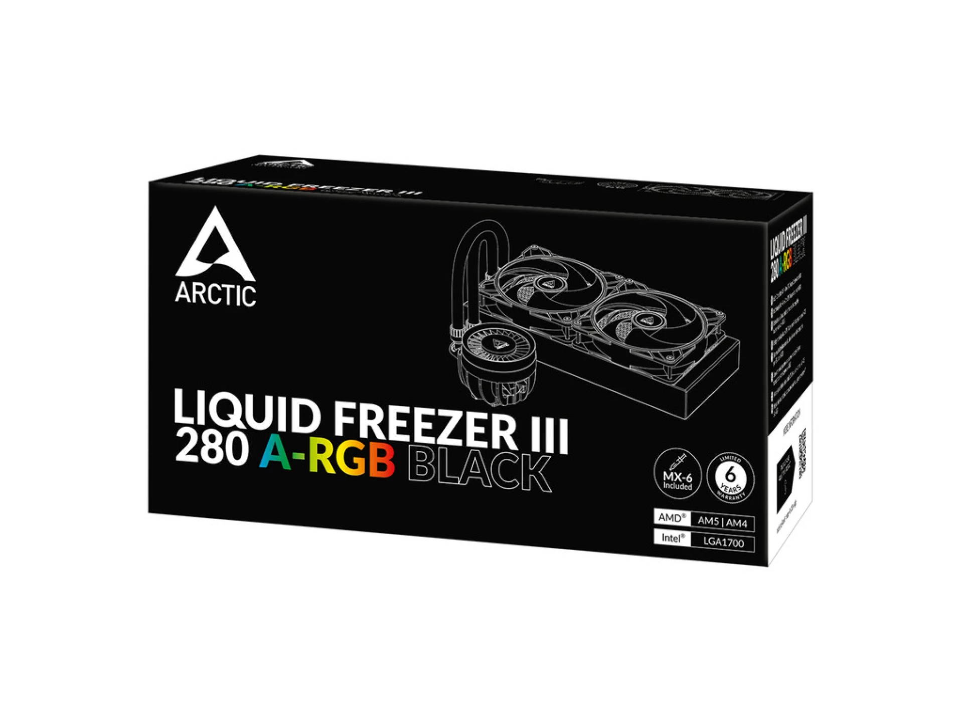Liquid Freezer III 280 A-RGB BBlack, Multi Compatible AIOCPU Water Cooler, 1851, 1700, AM4, AM5