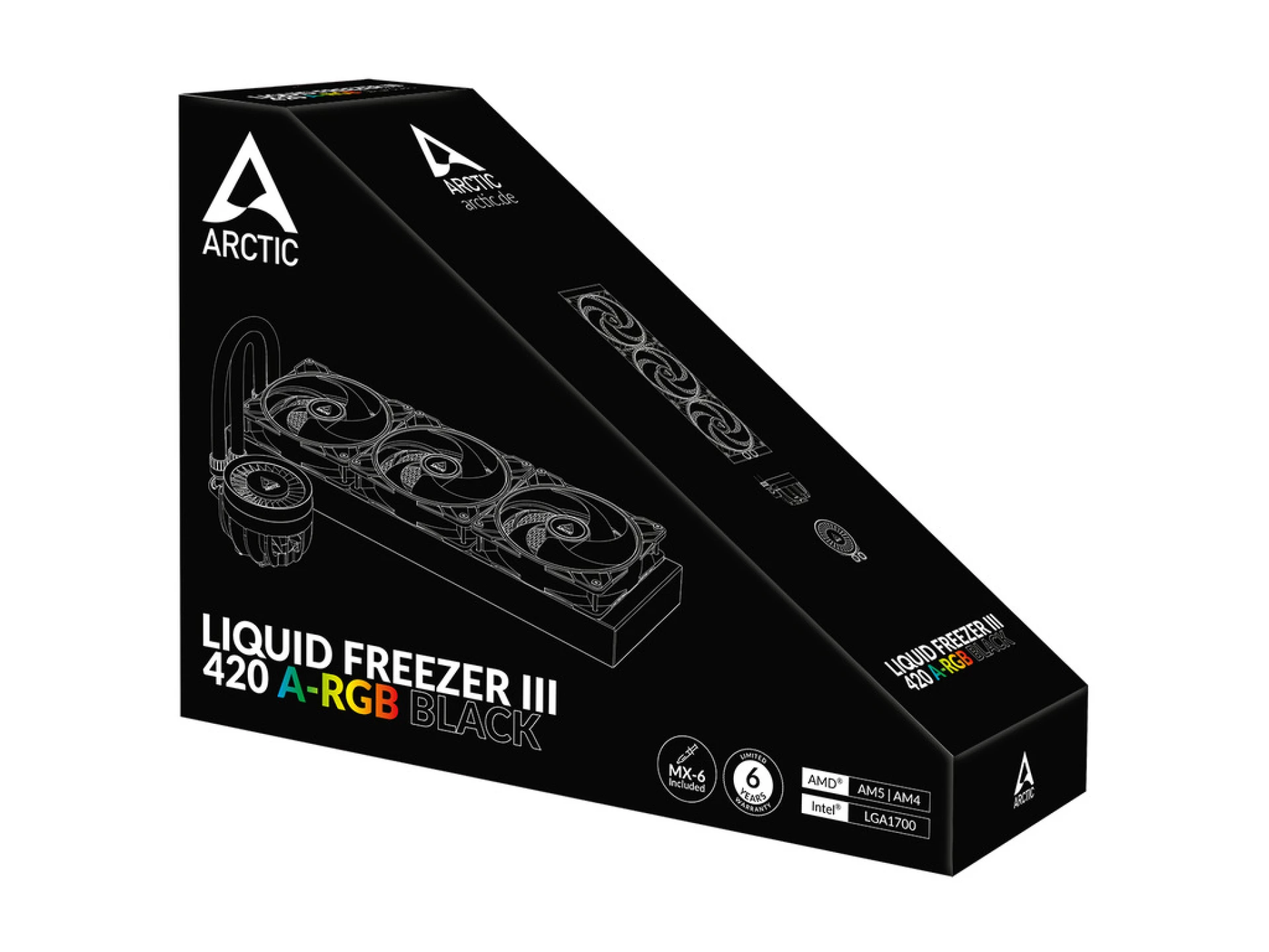 Liquid Freezer III 420 A-RGB BMulti Compatible AIO CPU WaterCooler, 1851, 1700, AM4, AM5
