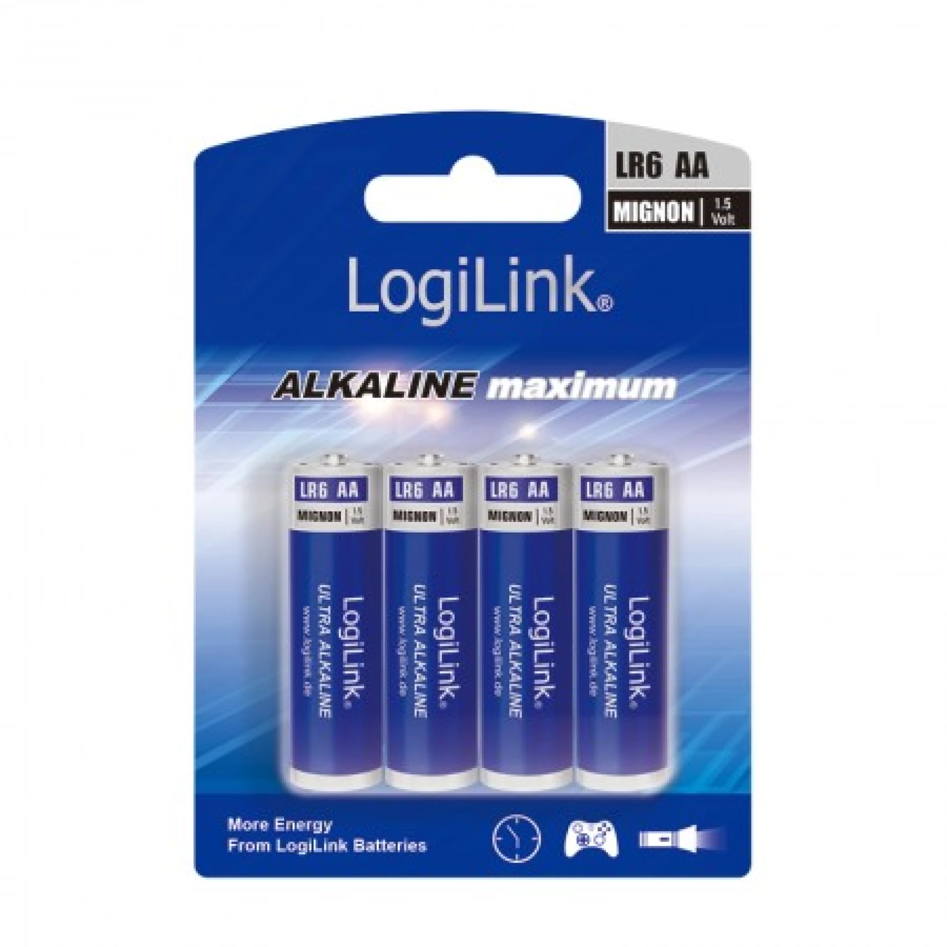 Logilink Baterije AA Alkaline LR6 4KOM