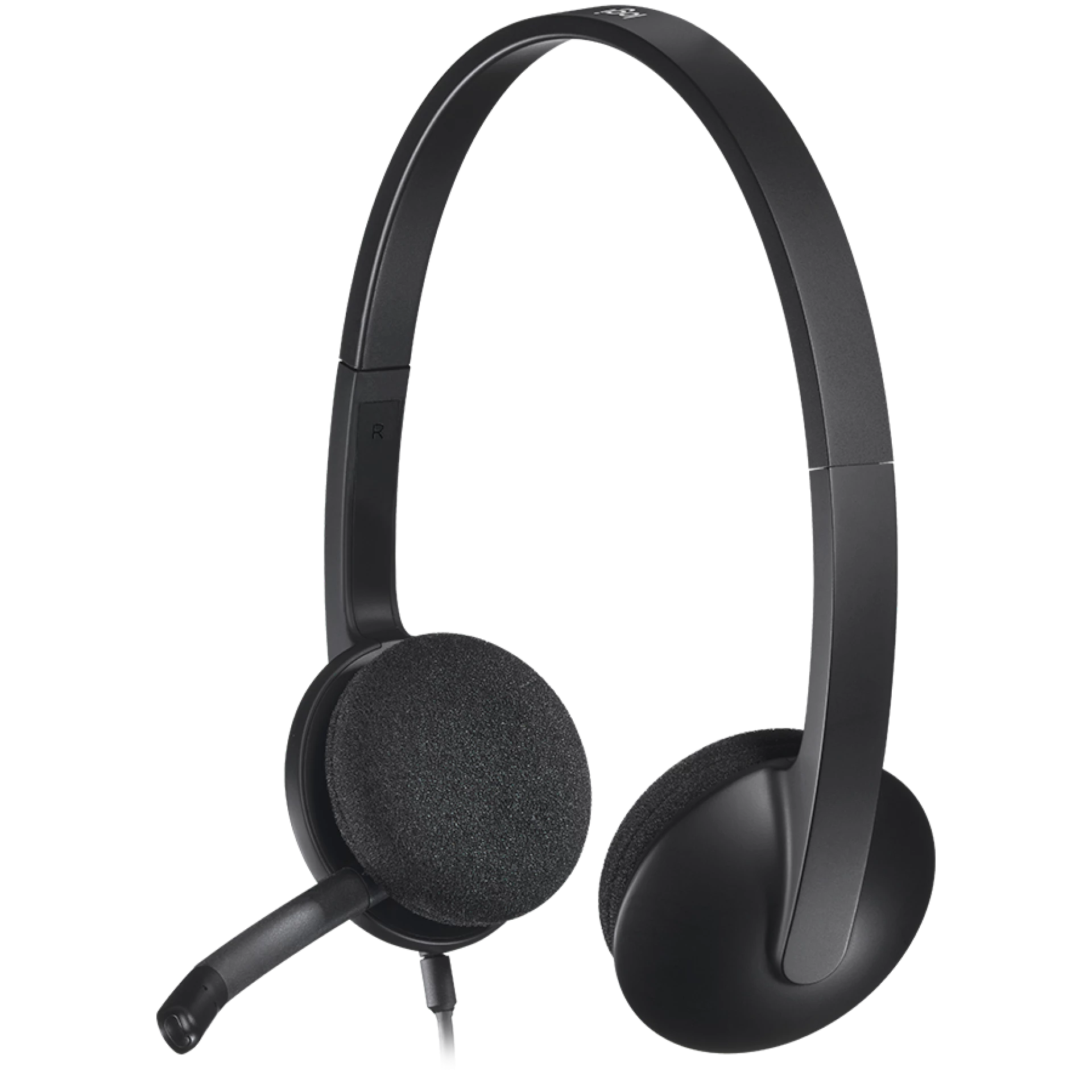 LOGITECH H340 Corded Headset - BLACK - USB