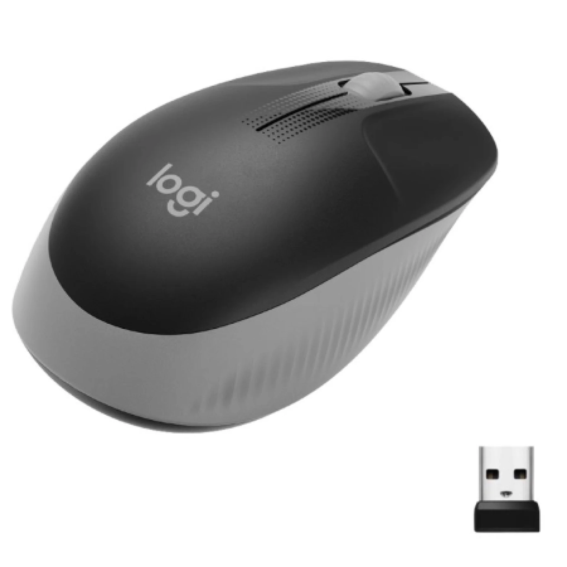 Logitech Miš M190 Gray Wireless