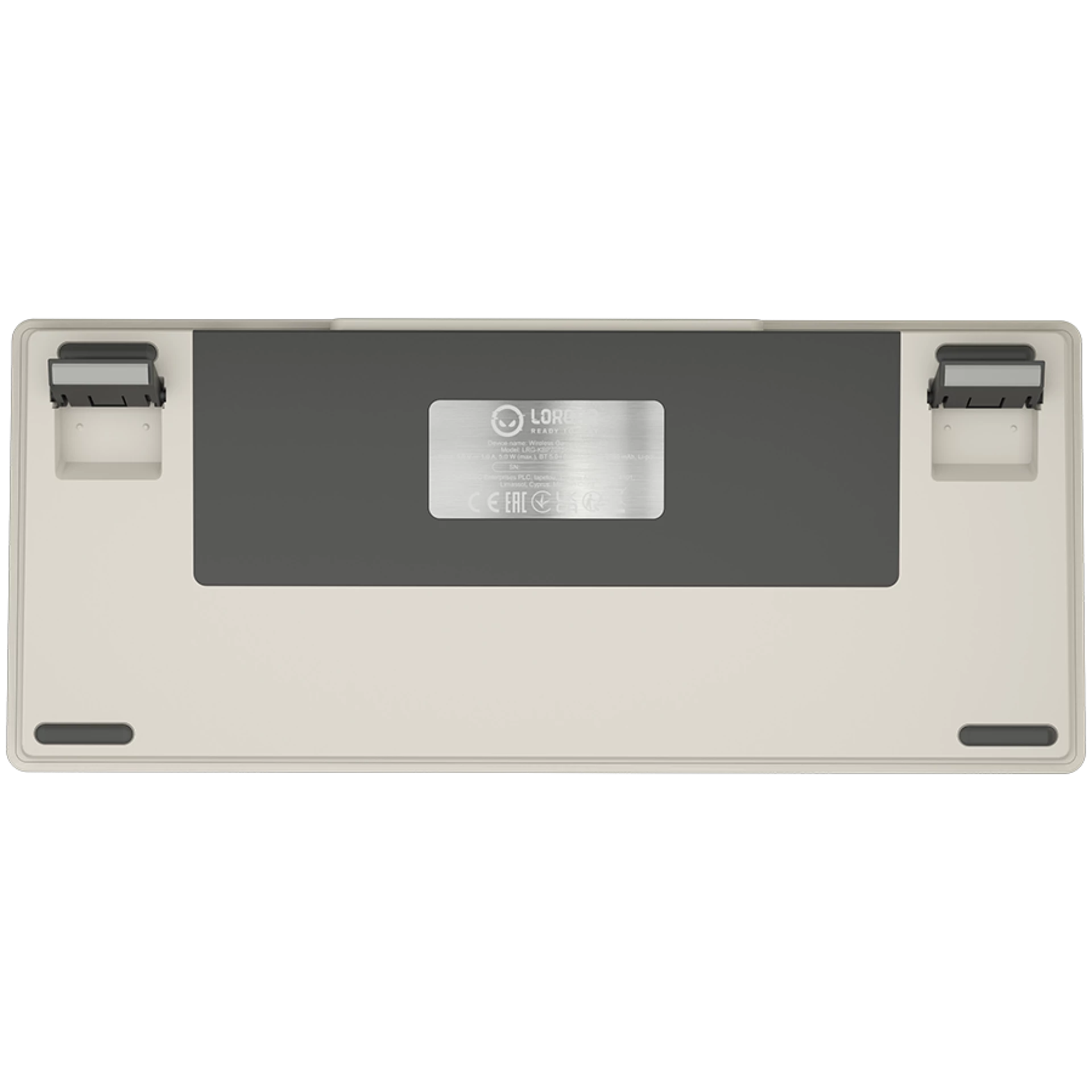 LORGAR KBP7075W, Wireless 75% Mechanical Gaming Keyboard Pro, Beige, CZ/SK layout