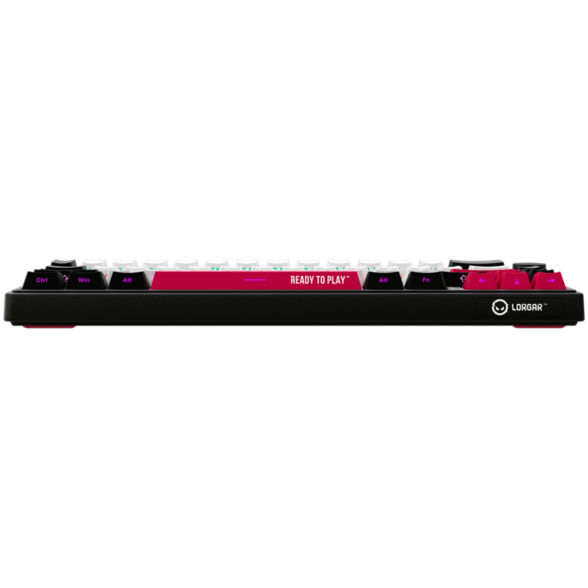 LORGAR KBP70MW, Wireless 65% Mechanical Gaming Keyboard Pro, Black/red, EN layout