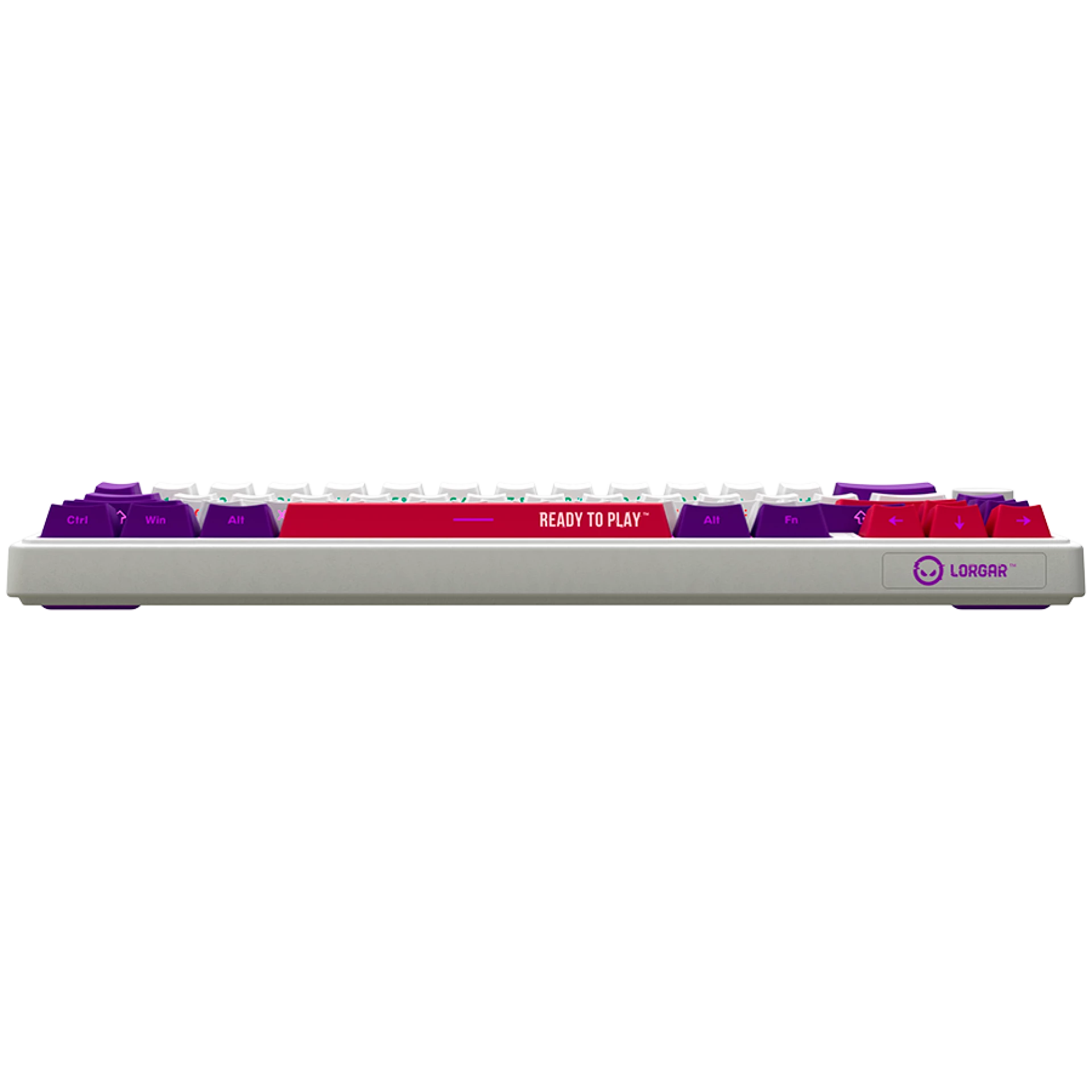 LORGAR KBP70MW, Wireless 65% Mechanical Gaming Keyboard Pro, White, EN layout